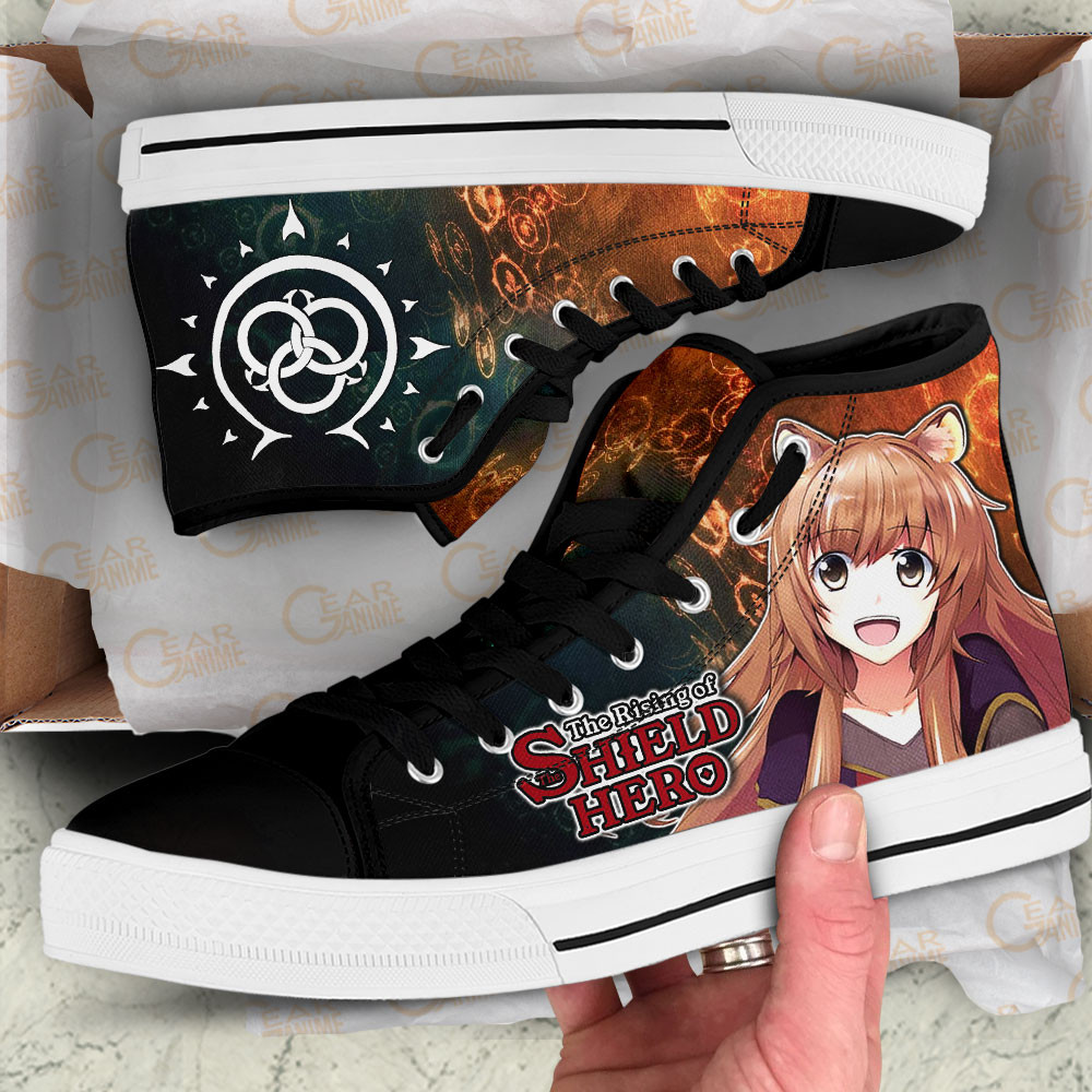 Shield Hero Raphtalia Slave Crest Anime Custom High Top Shoes