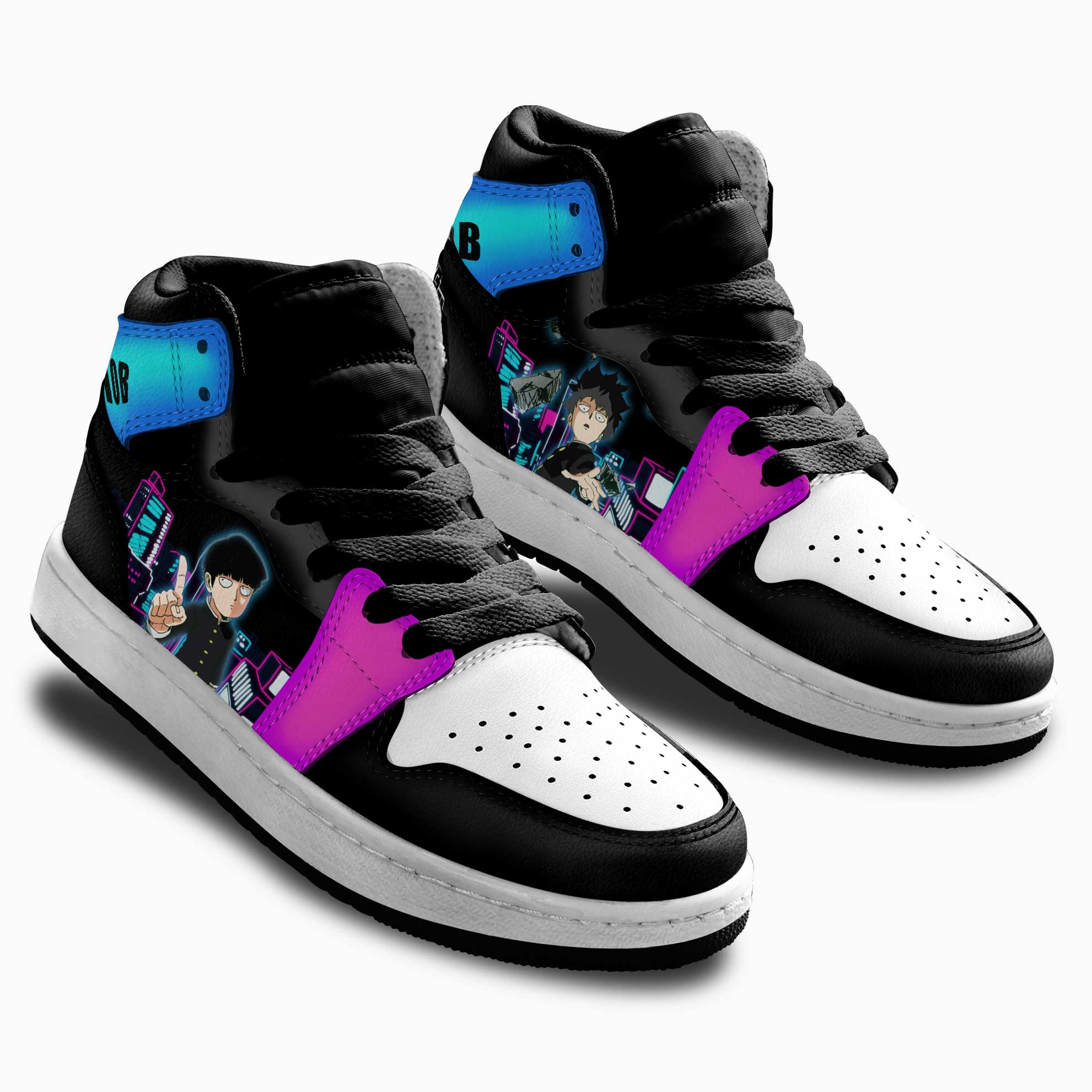 Shigeo Kageyama Kids Sneakers Mob Psycho 100 Anime Shoes For Kids