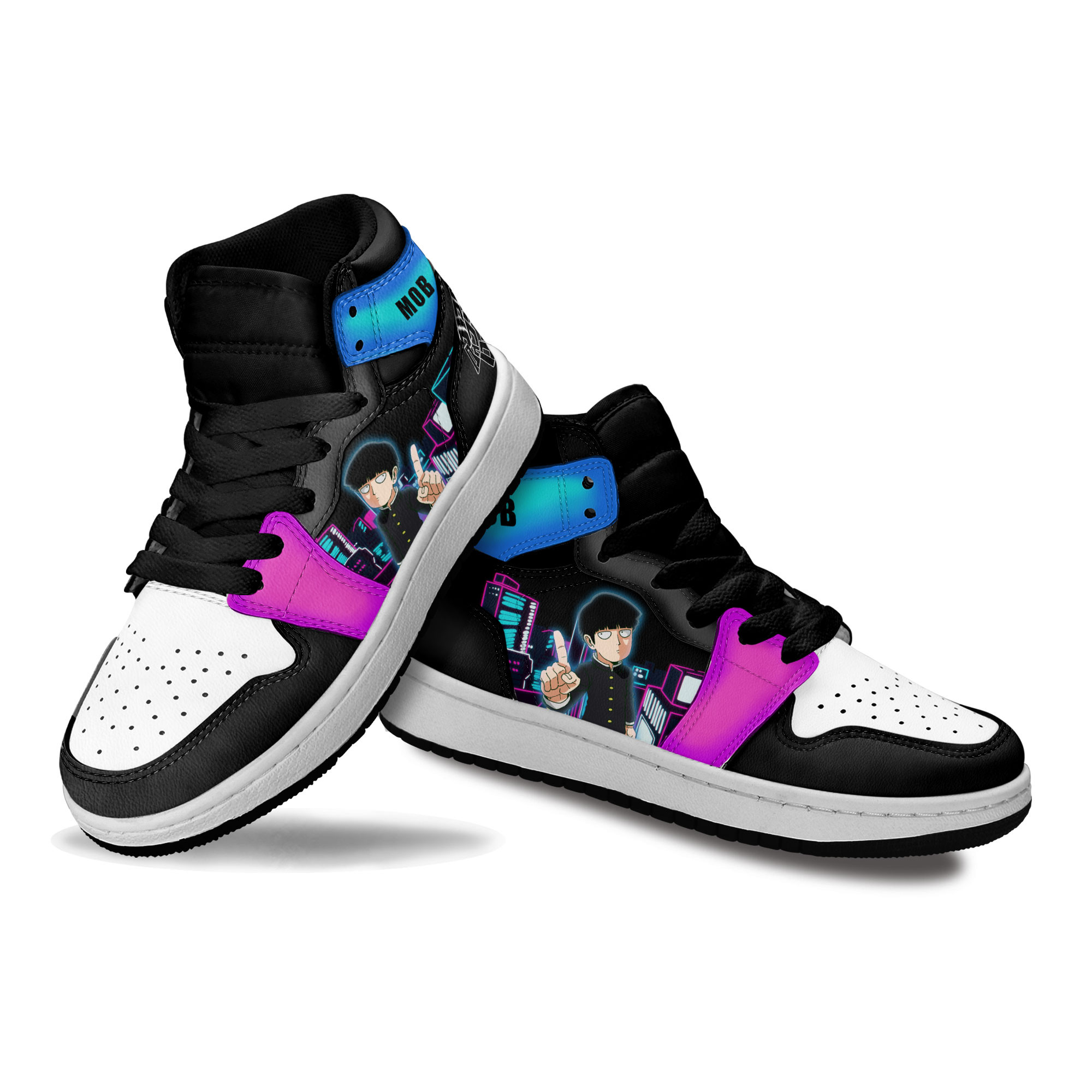 Shigeo Kageyama Kids Sneakers Mob Psycho 100 Anime Shoes For Kids
