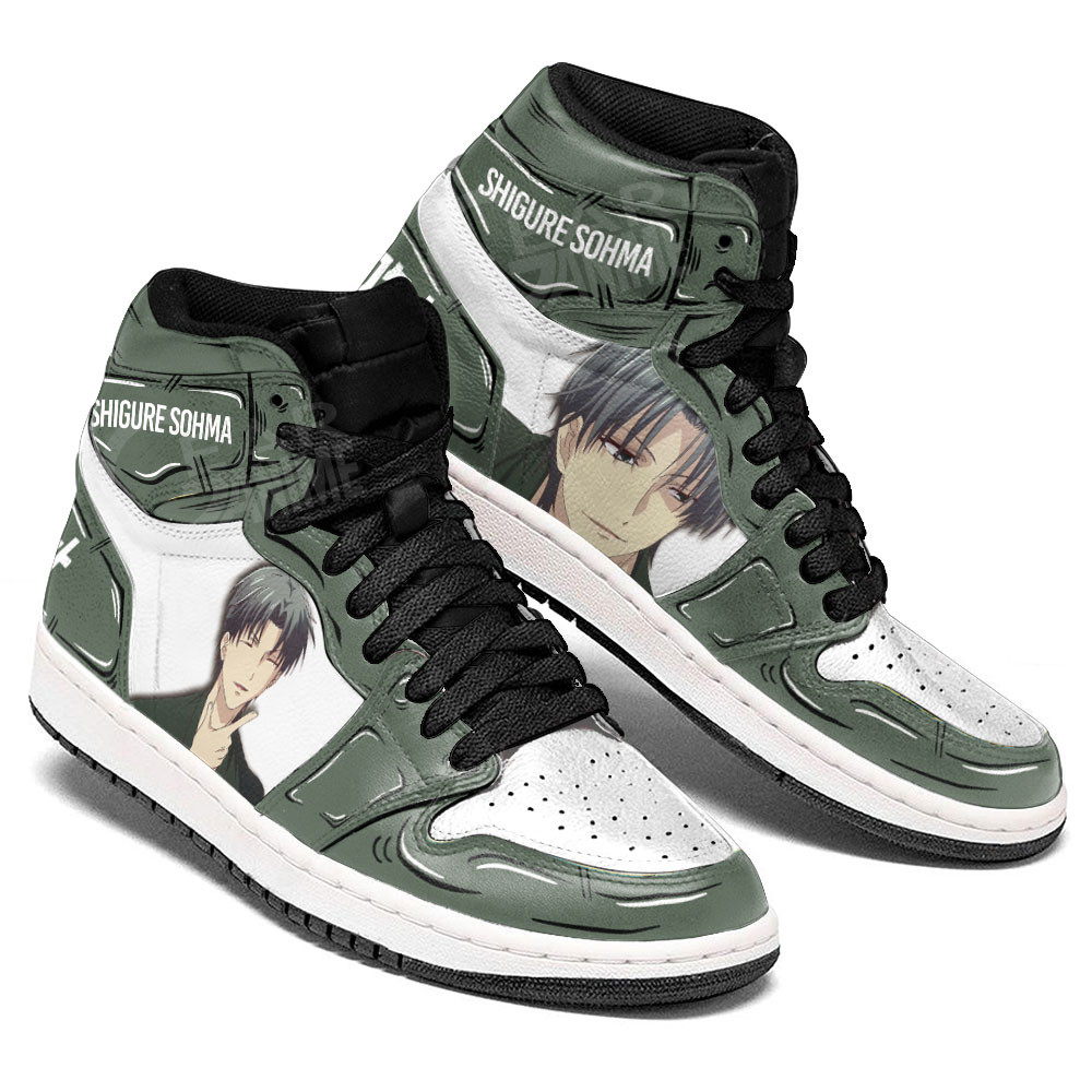 Shigure Sohma JD1s Sneakers Fruits Basket Anime Shoes For Fans, Air Jordan Hightop