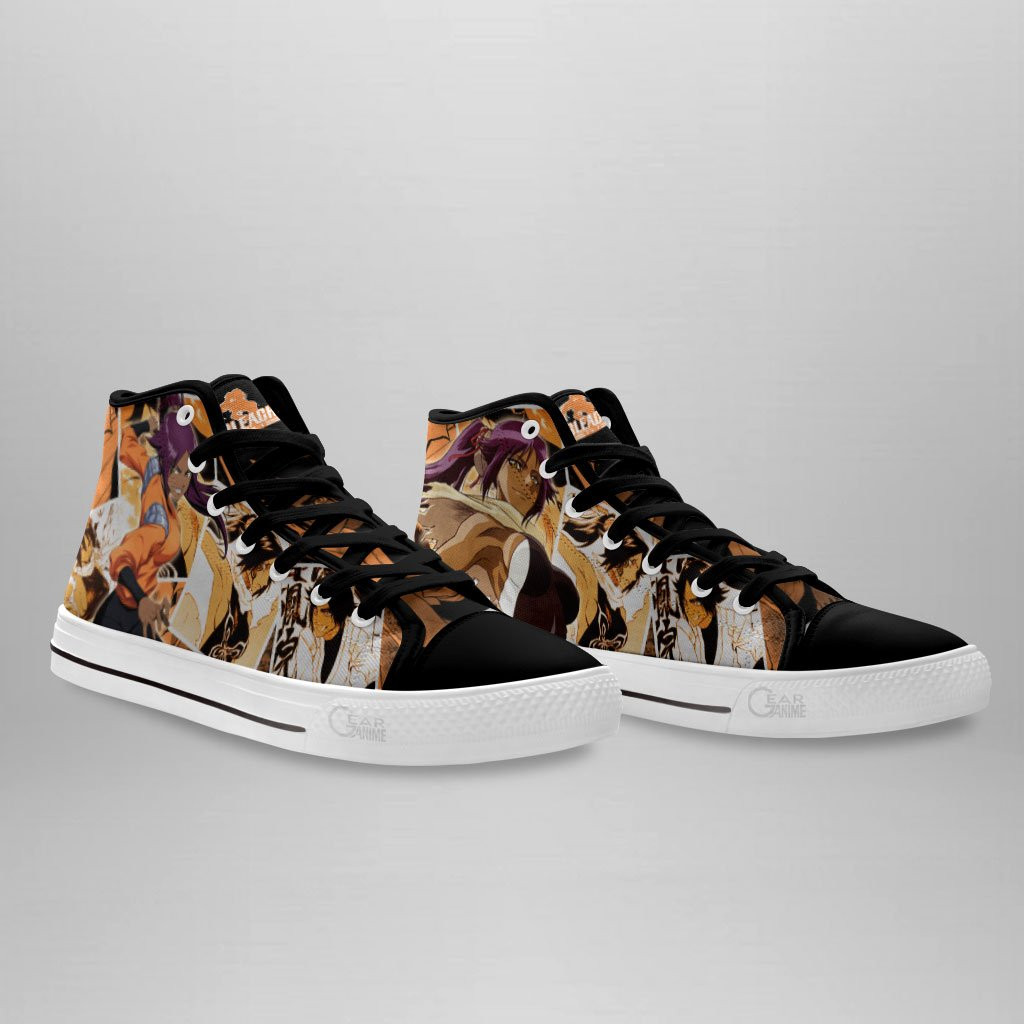 Shihouin Yoruichi High Top Shoes Custom Bleach Anime Sneakers