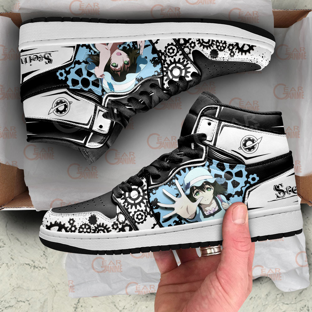 Shiina Mayuri JD1s Sneakers Steins Gate Anime Shoes, Air Jordan Hightop
