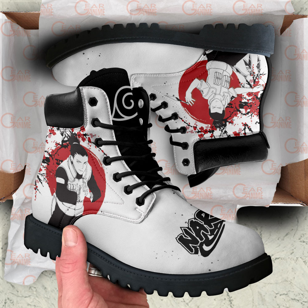 Shikamaru Boots Anime Custom Shoes Japan Style