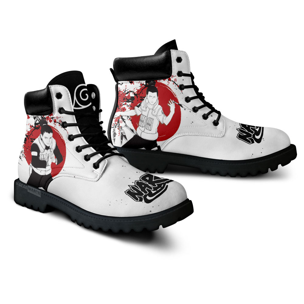 Shikamaru Boots Anime Custom Shoes Japan Style
