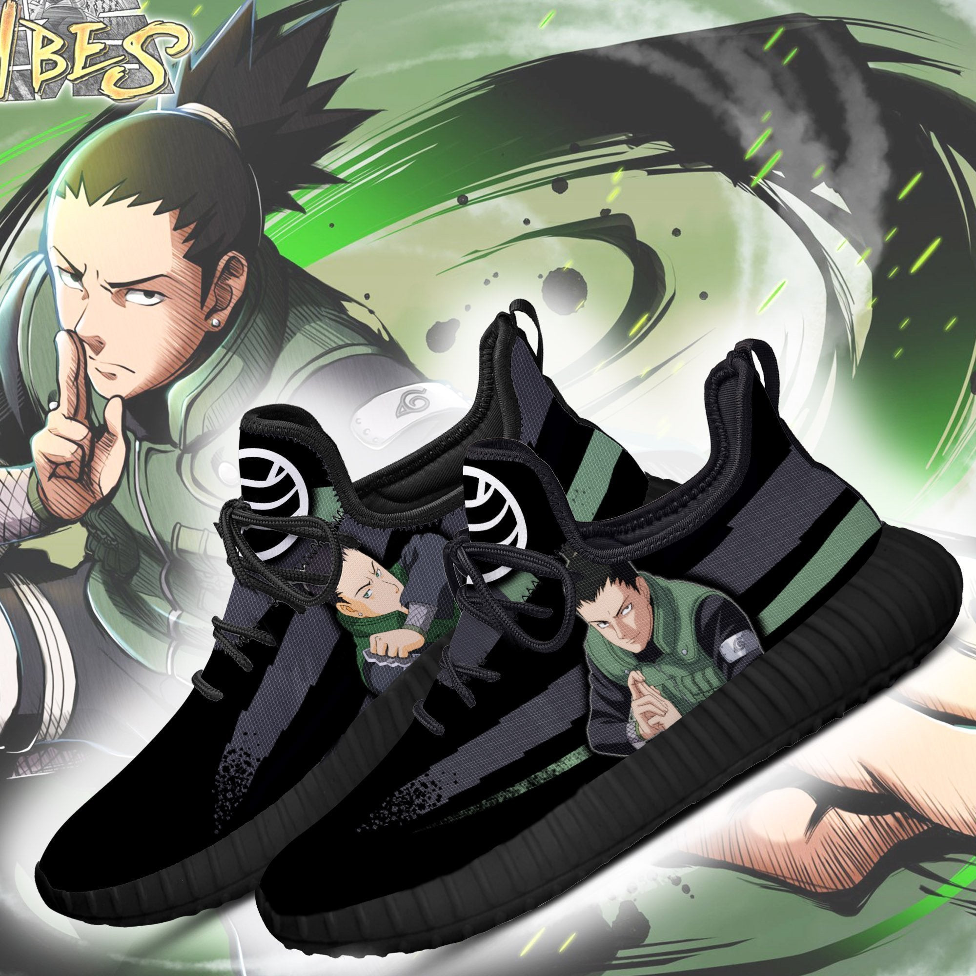 Shikamaru Jutsu Reze Shoes Anime Shoes Fan Gift Idea