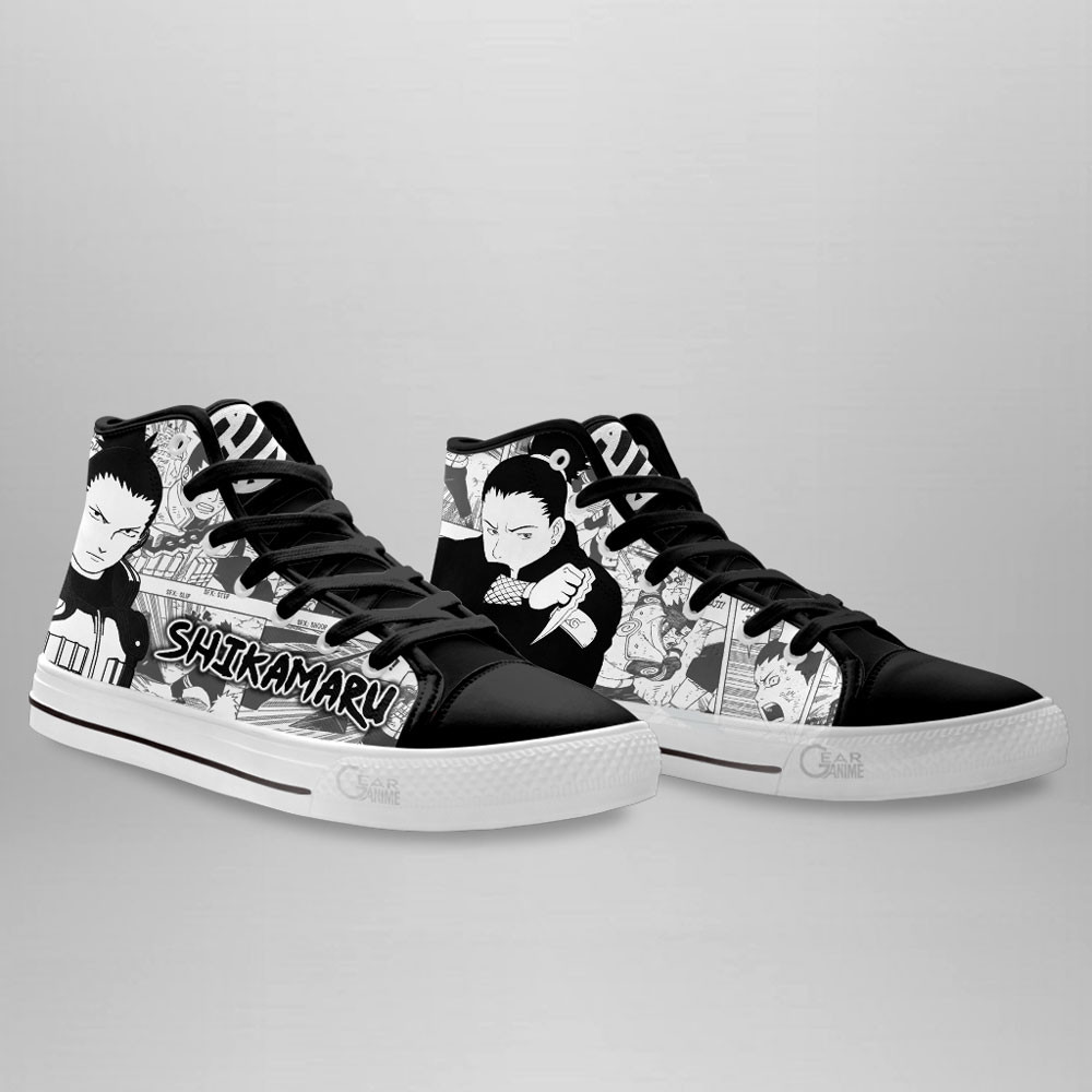 Shikamaru Nara High Top Shoes Custom Manga Anime Sneakers