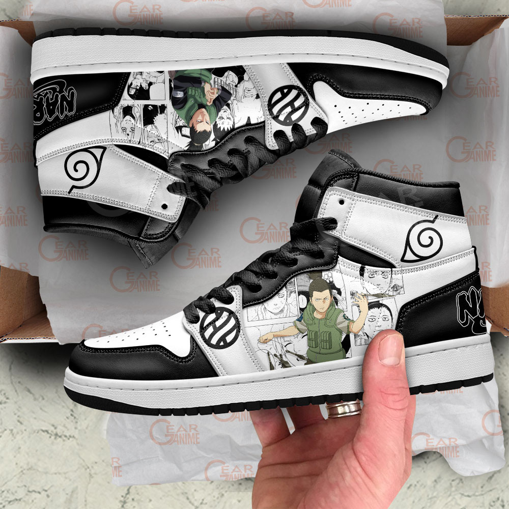 Shikamaru Nara JD1s Sneakers Anime Shoes Mix Manga, Air Jordan Hightop