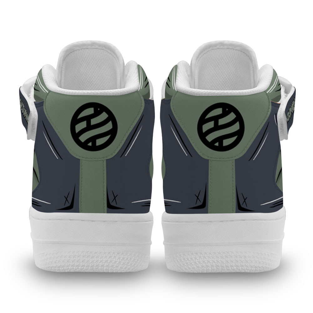 Shikamaru Nara Sneakers Air Mid Custom Anime Shoes