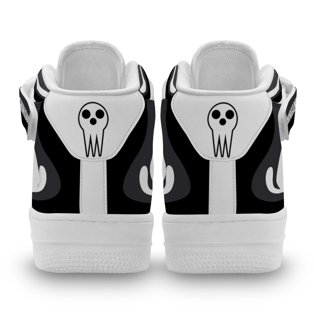 Shinigami Sneakers Air Mid Custom Soul Eater Anime Shoes