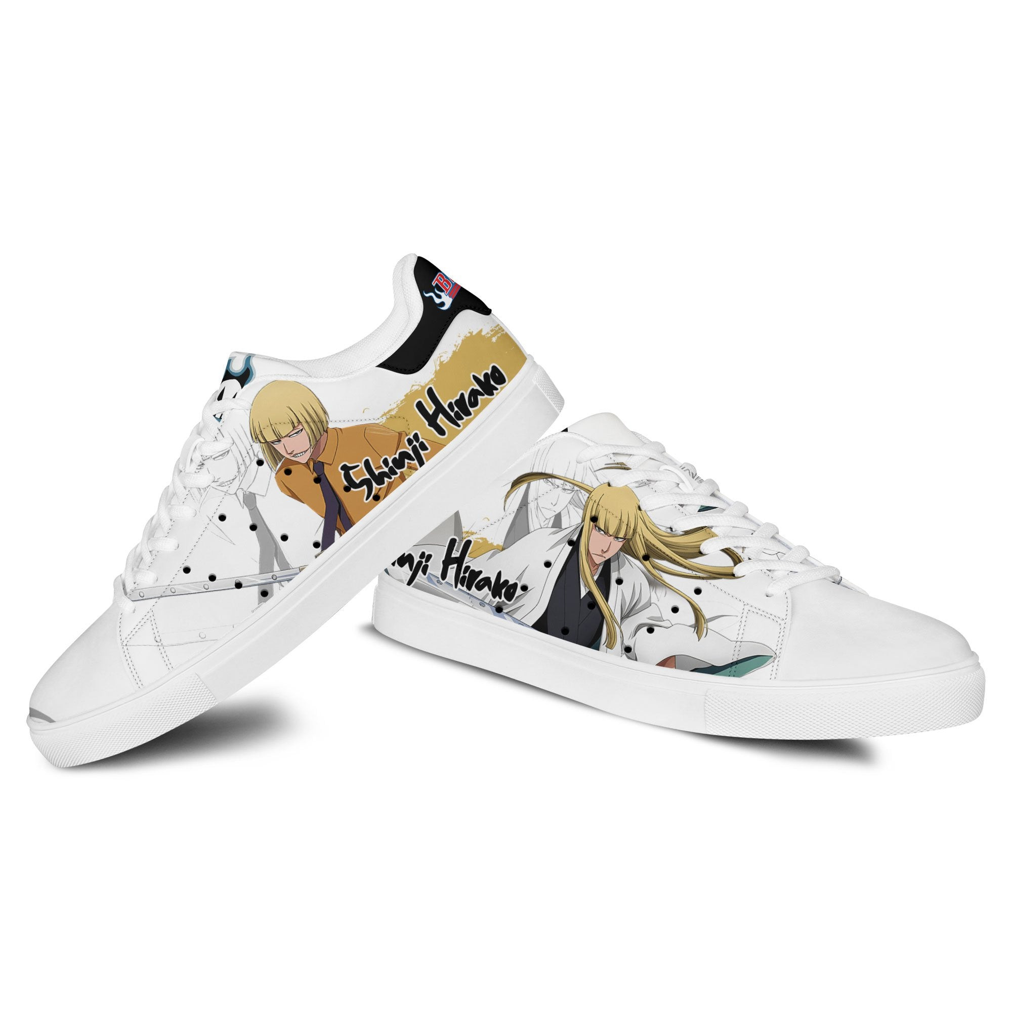 Shinji Hirako Skate Sneakers Custom Anime Bleach Shoes