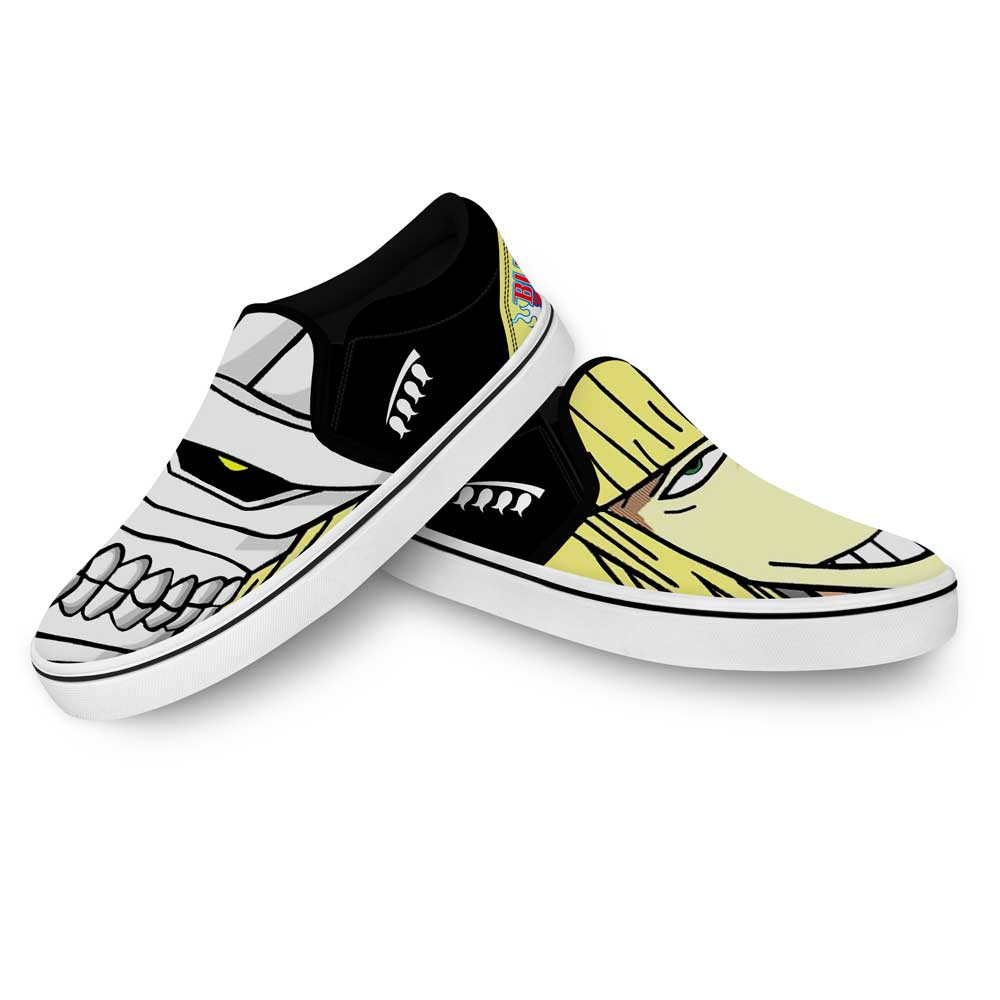 Shinji Hirako Slip-On Shoes Canvas Custom Anime Bleach Shoes