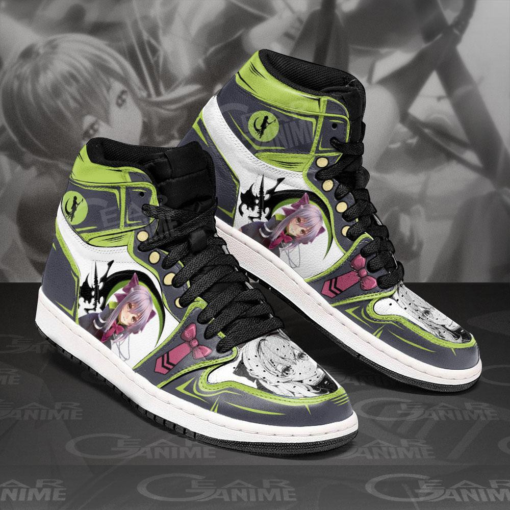 Shinoa Hiiragi JD1s Sneakers Anime Seraph of the End Shoes, Air Jordan Hightop