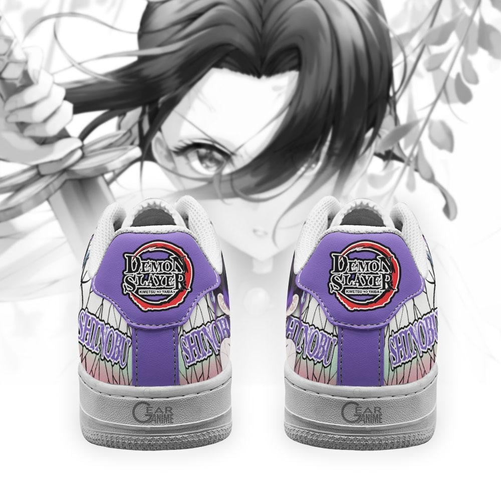 Shinobu Kocho Air Sneakers Custom Anime Demon Slayer Shoes