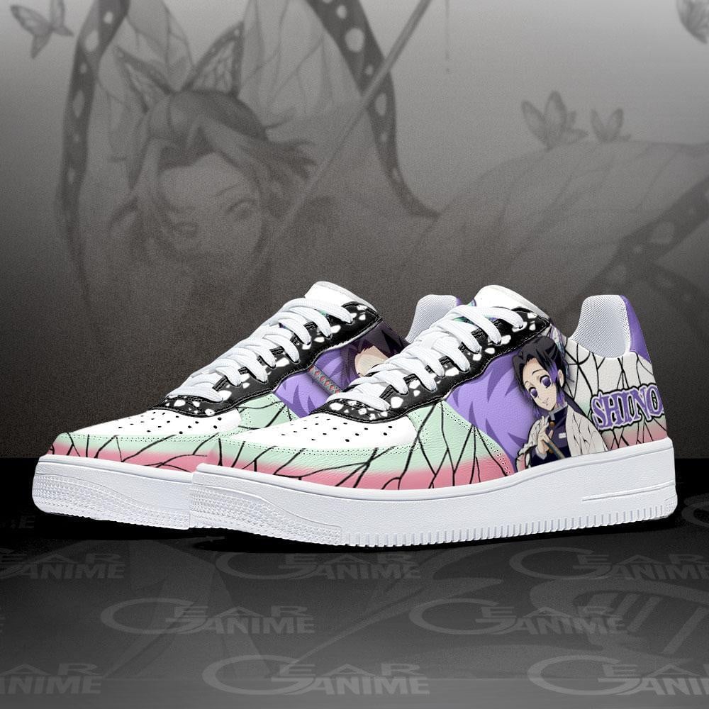 Shinobu Kocho Air Sneakers Custom Anime Demon Slayer Shoes