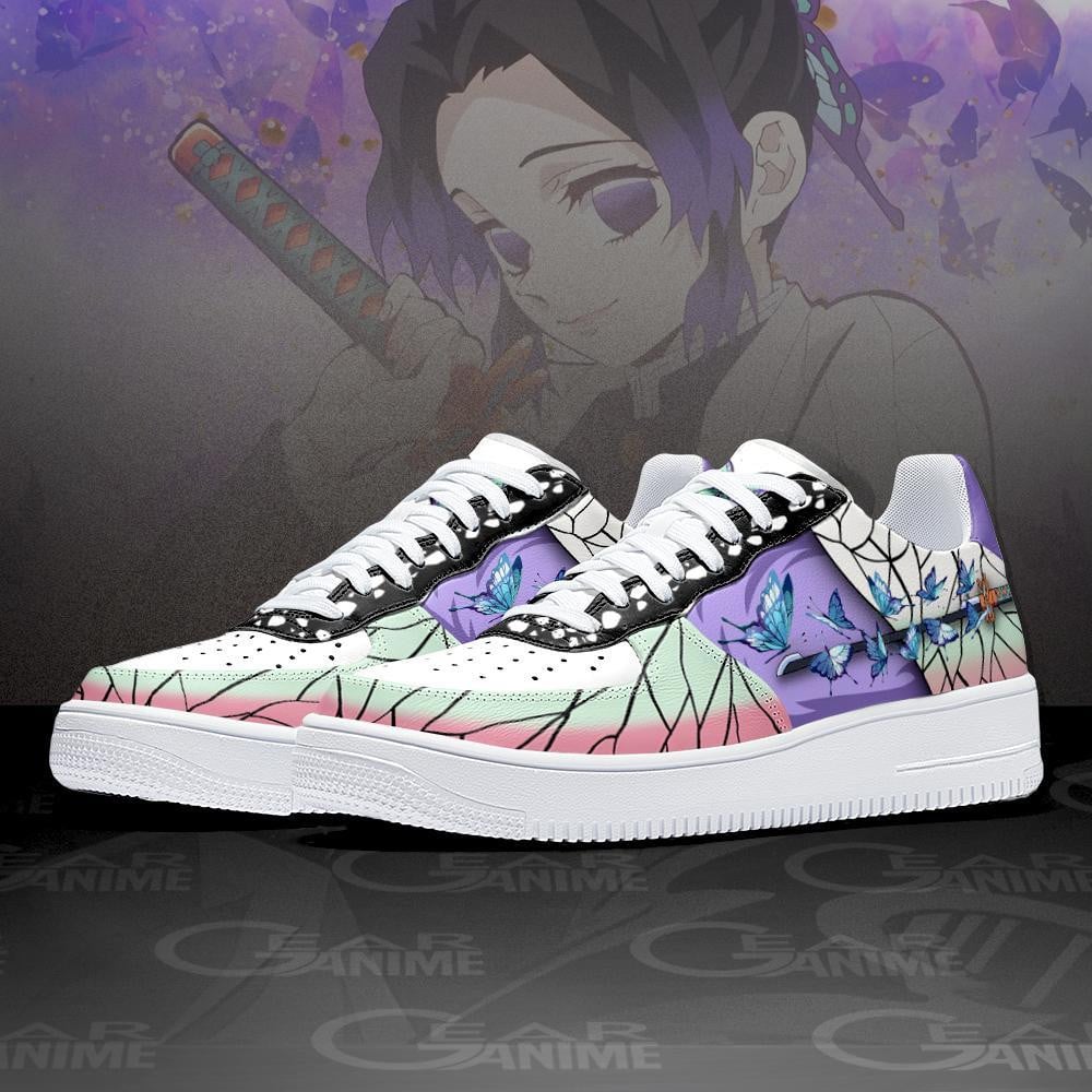 Shinobu Kocho Air Sneakers Nichirin Sword Demon Slayer Anime Shoes