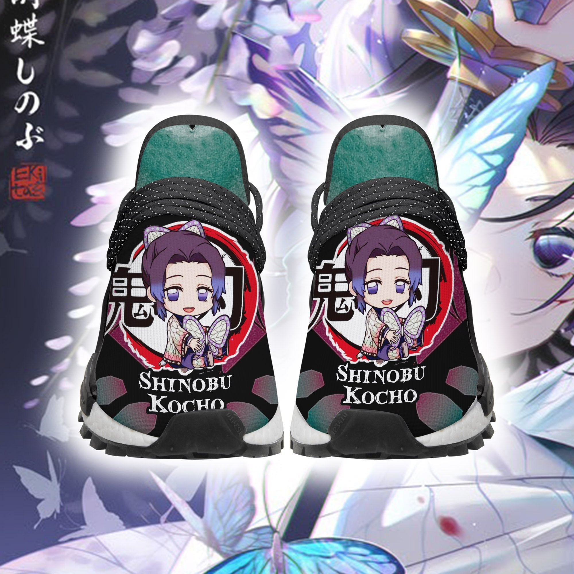 Shinobu Kocho Shoes Demon Slayer Anime Sneakers, NMD Shoes