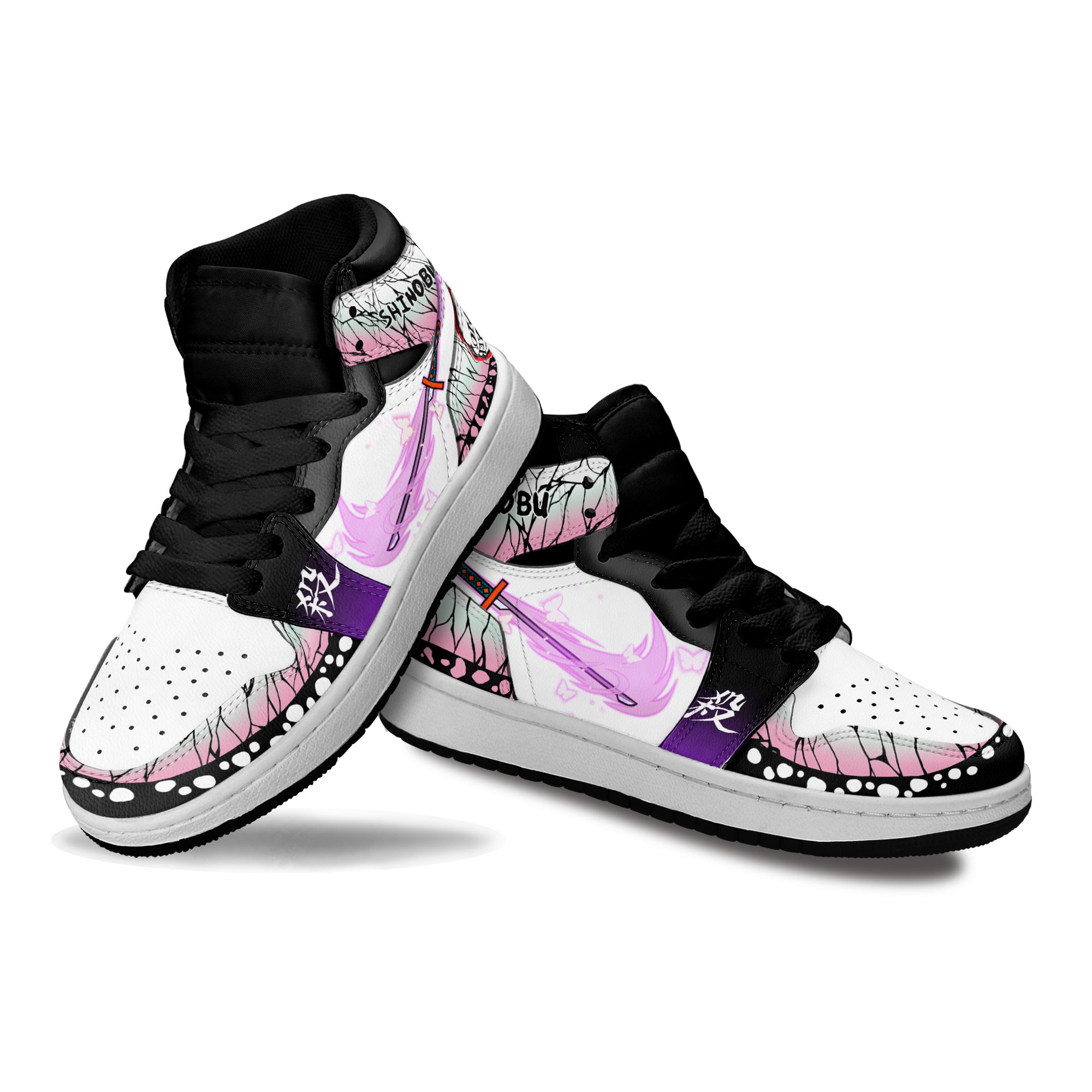 Shinobu Kocho Skills Kids Sneakers Demon Slayer Anime Shoes For Kids