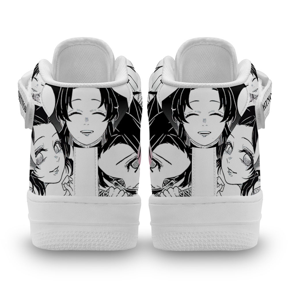 Shinobu Kocho Sneakers Air Mid Demon Slayer Anime Shoes Mix Manga