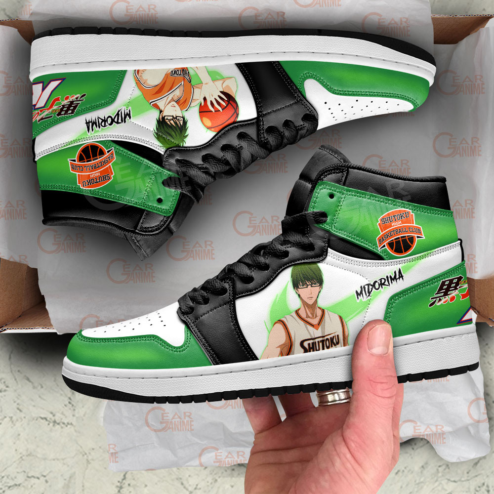 Shintaro Midorima JD1s Sneakers Kuroko’s Basketball Anime Shoes, Air Jordan Hightop