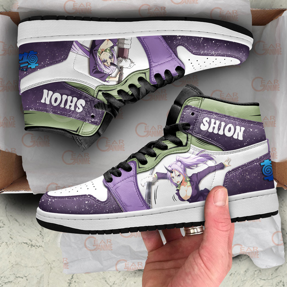Shion JD1s Sneakers Reincarnated as a Slime Anime Shoes, Air Jordan Hightop
