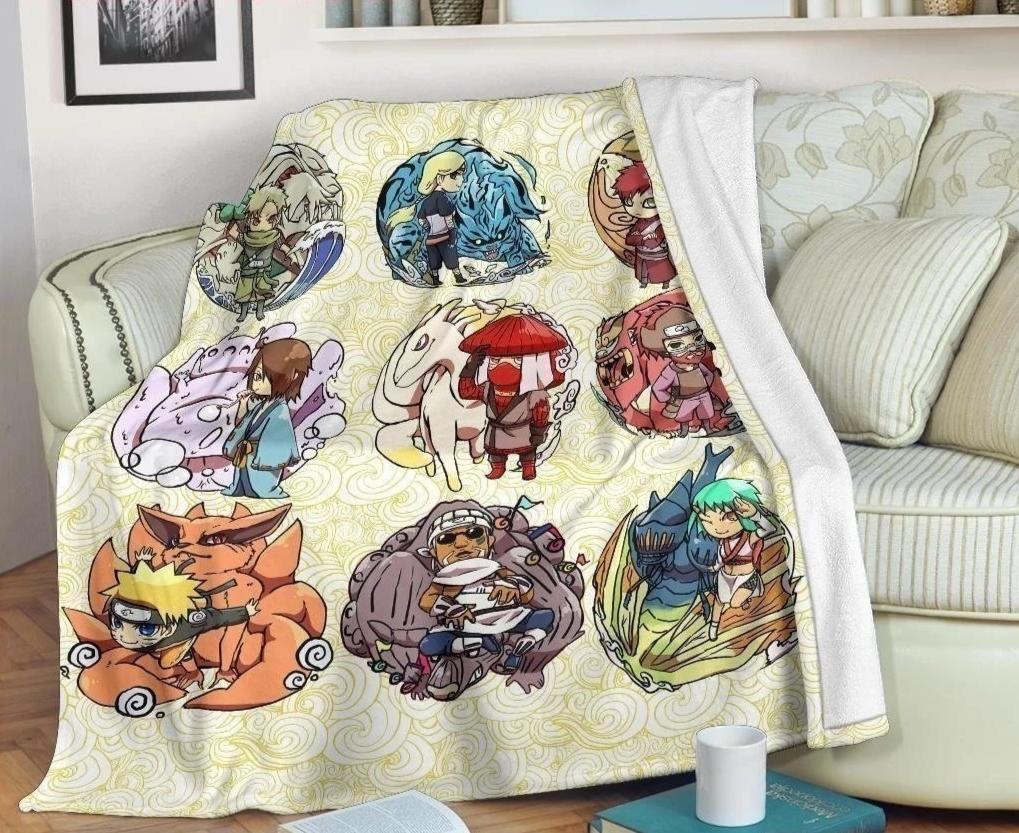 Shippuden Naruto Sherpa Blanket Cozy Blanket Fleece Blanket