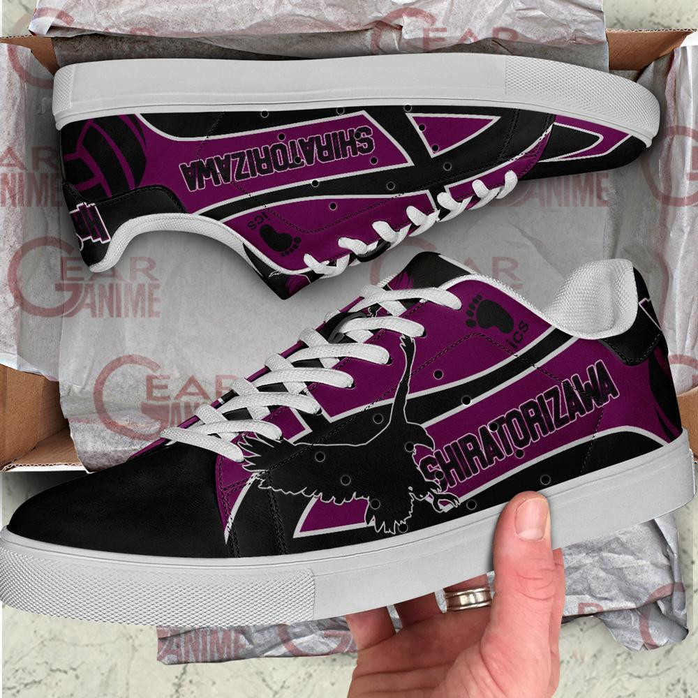 Shiratorizawa Academy Skate Shoes Haikyuu Anime Custom Shoes