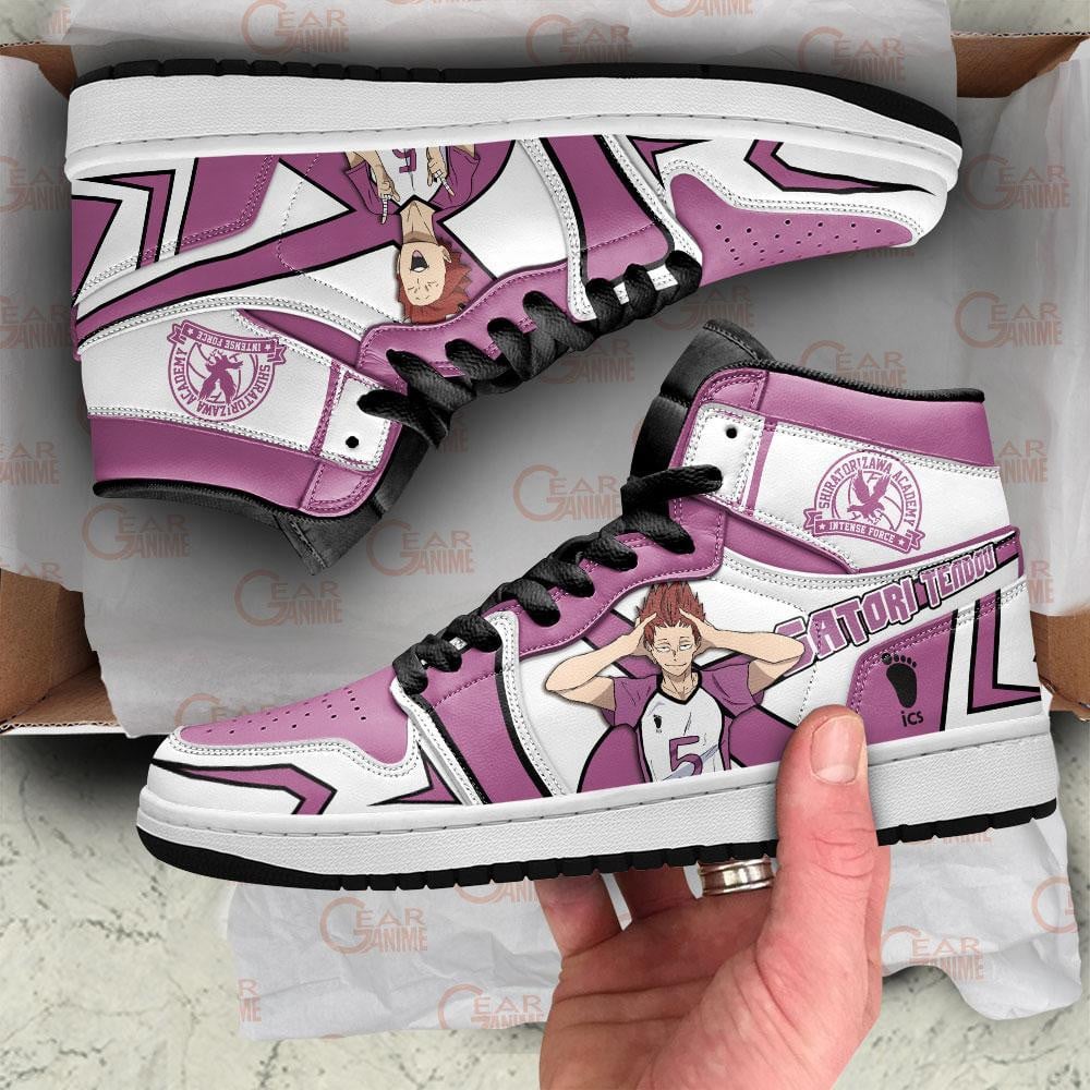 Shiratorizawa Satori Tendou JD1s Sneakers Haikyuu Anime Shoes, Air Jordan Hightop