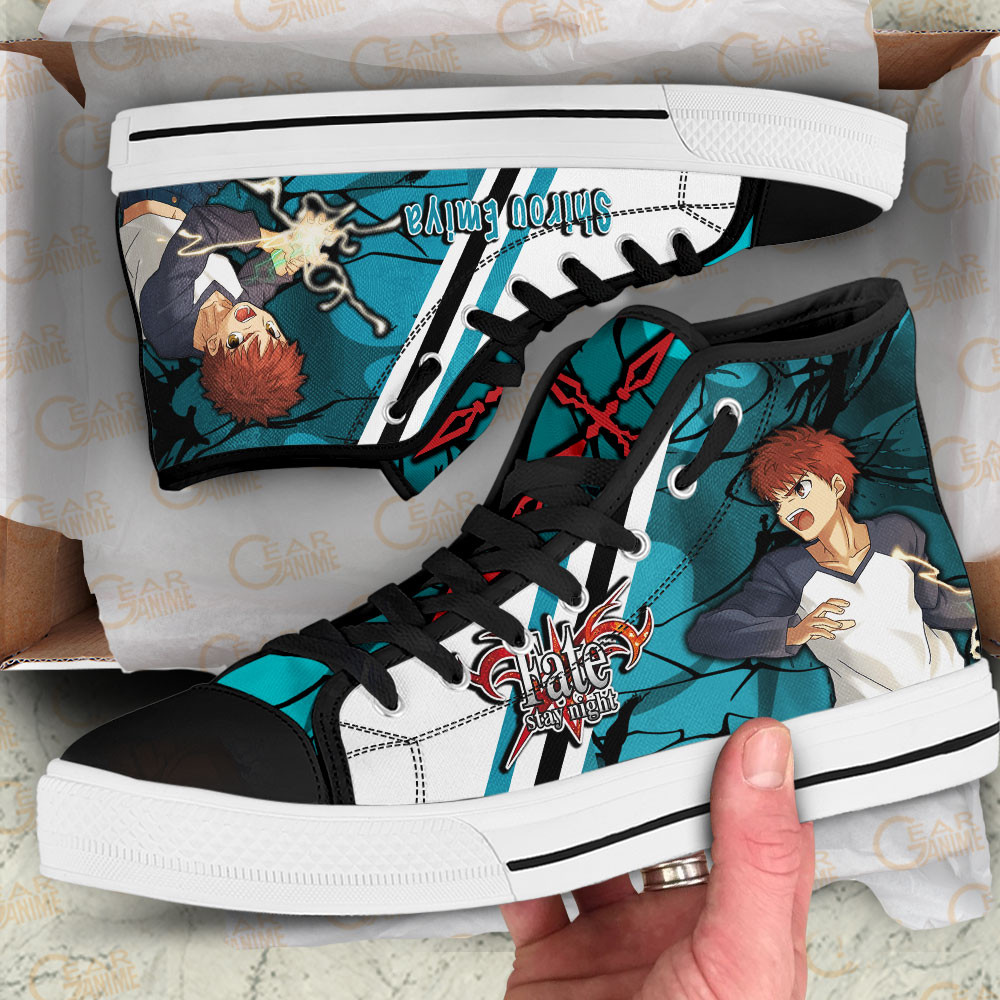 Shirou Emiya High Top Shoes Custom Fate Stay Night Sneakers