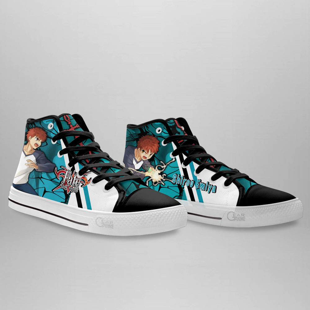 Shirou Emiya High Top Shoes Custom Fate Stay Night Sneakers
