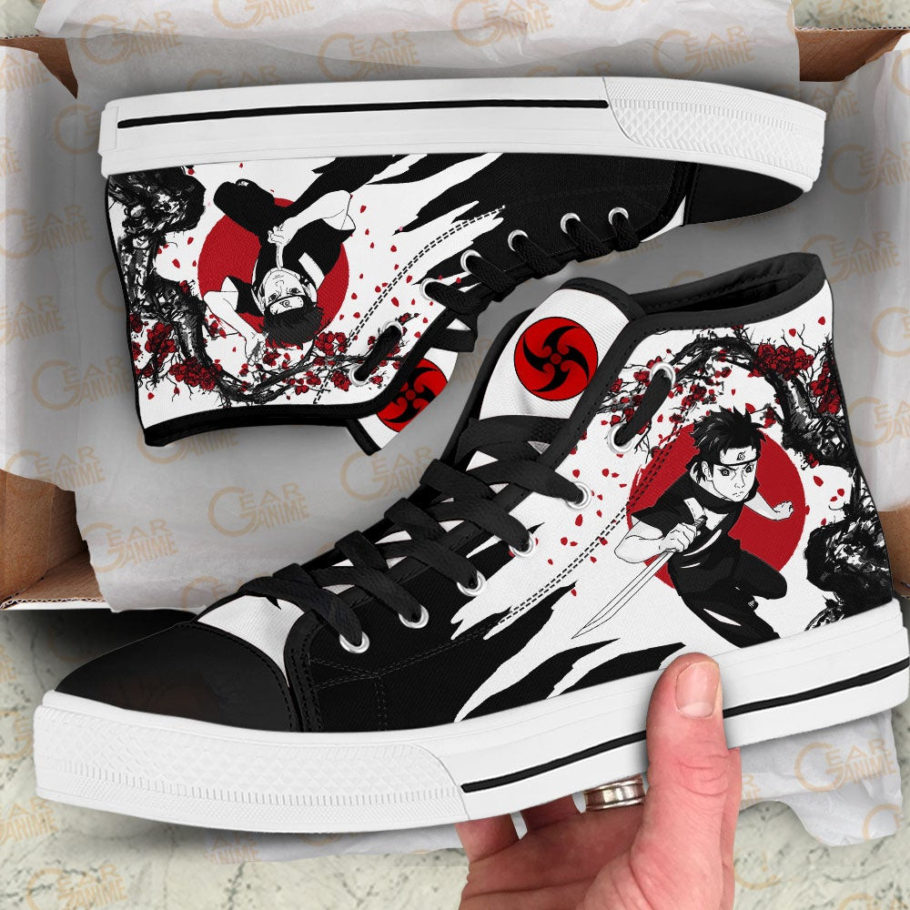 Shisui Uchiha High Top Shoes Custom NRT Anime Sneakers Japan Style