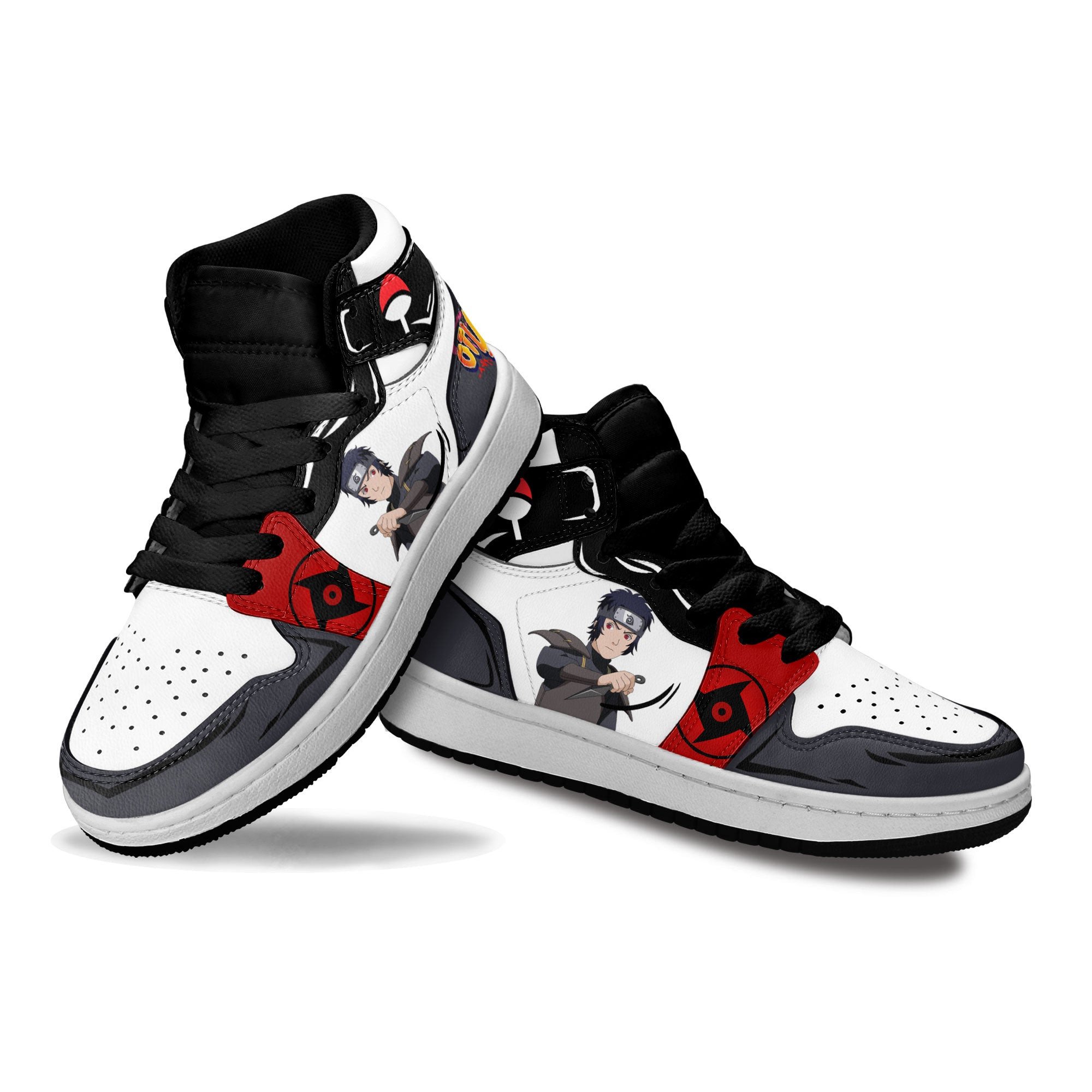 Shisui Uchiha Kids Sneakers Custom Anime NRT Shoes For Kids