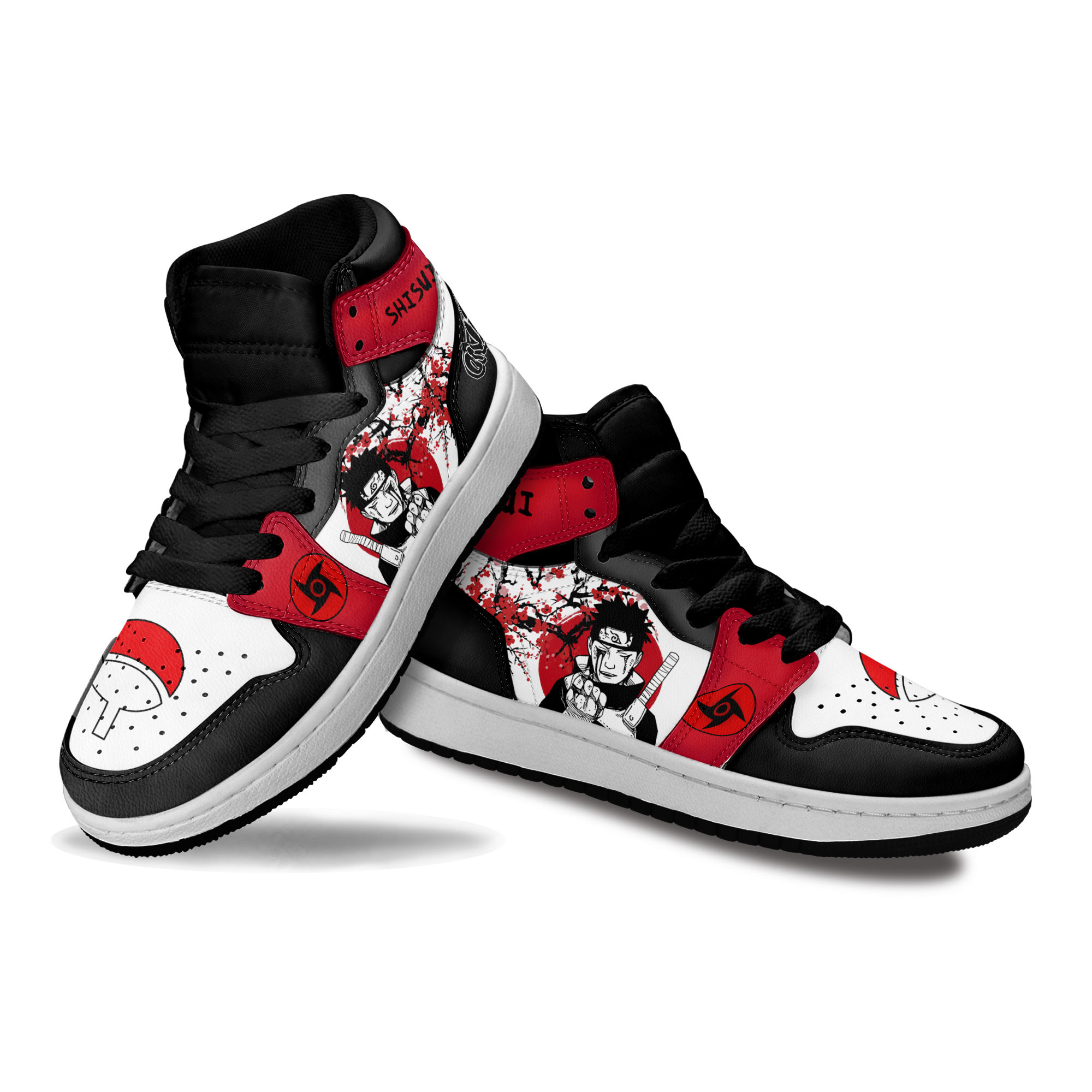 Shisui Uchiha Kids Sneakers Custom Anime Shoes For Kids Japan Style