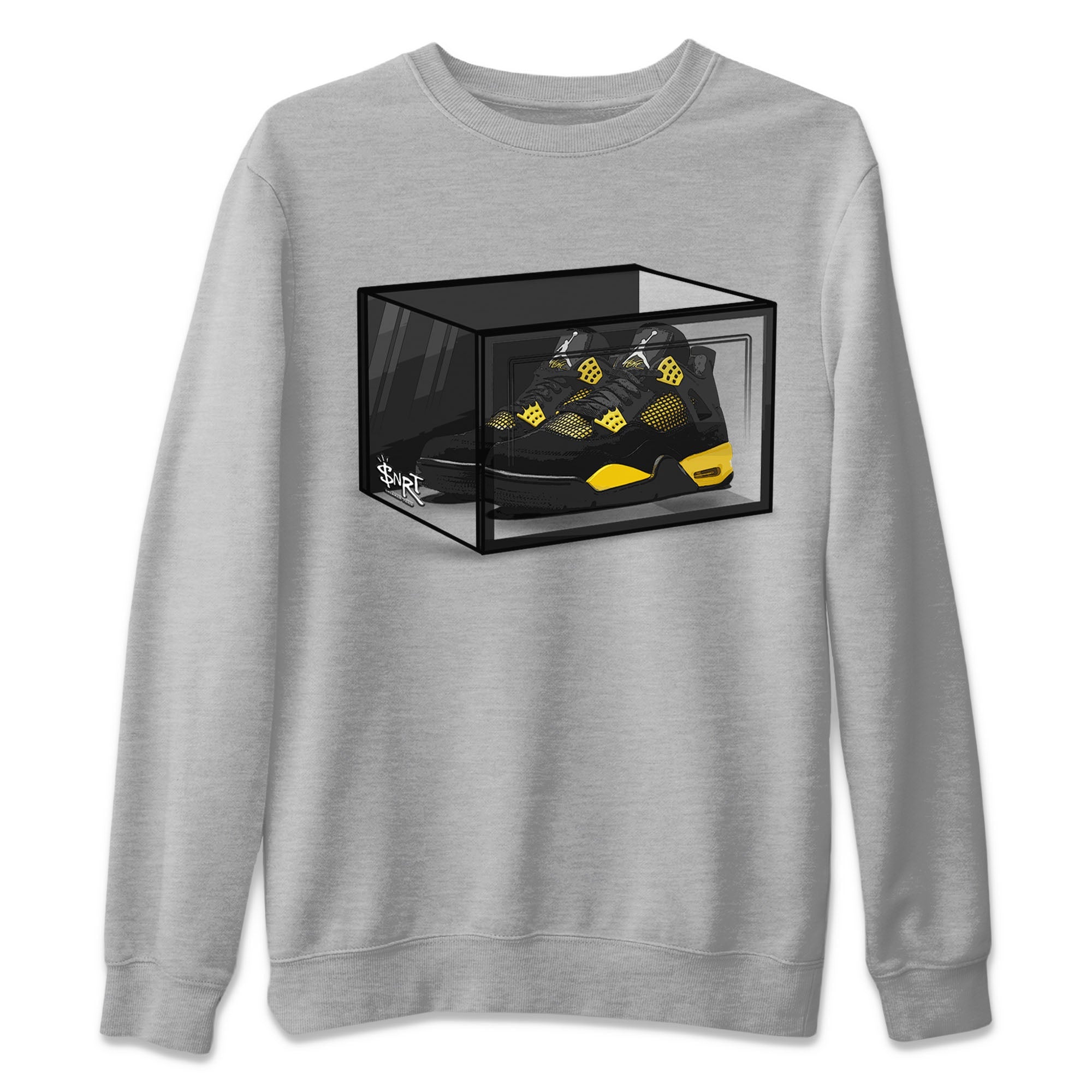 Shoe Box Unisex Sweater – Air Jordan 4 Thunder, Sneakers Matching Sweater