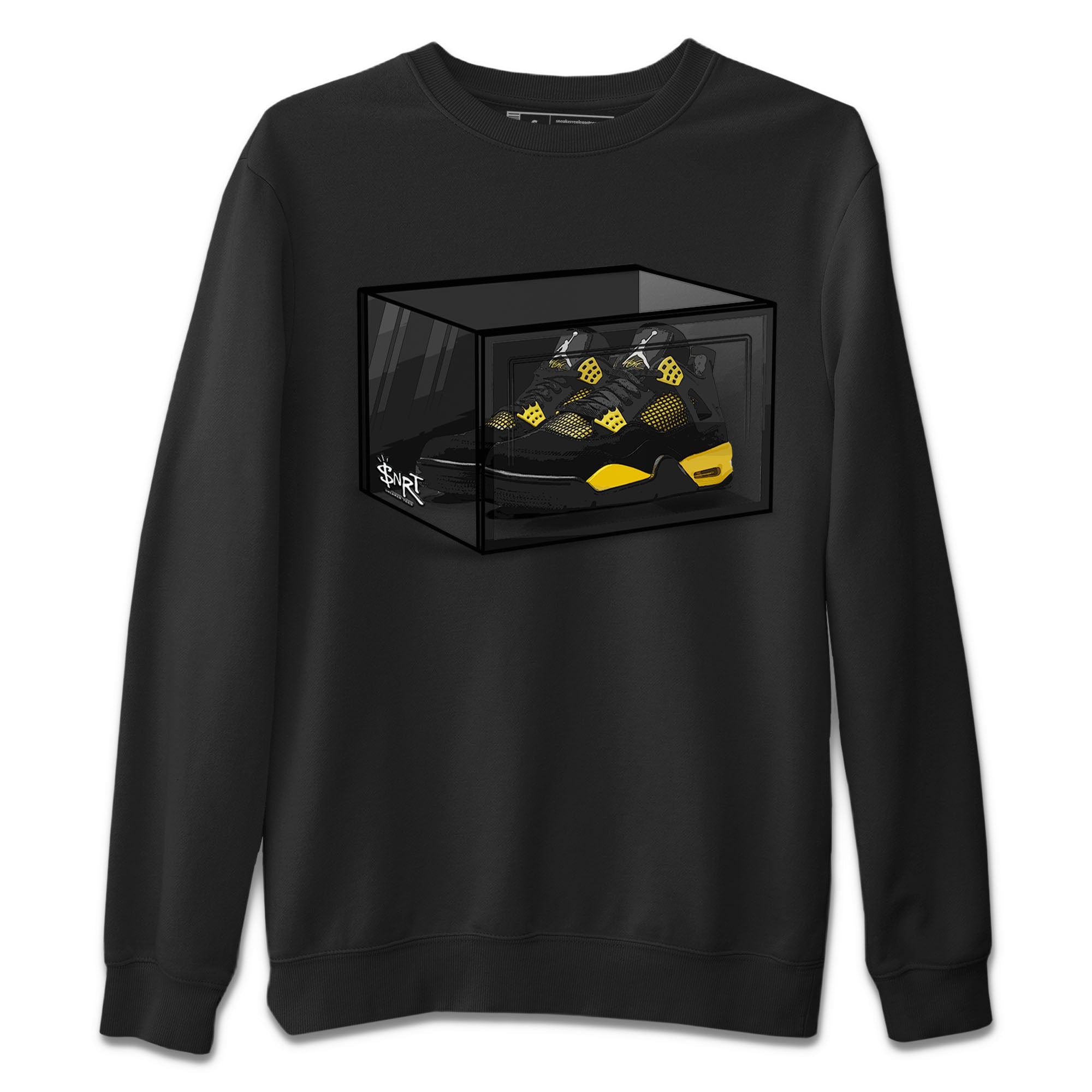 Shoe Box Unisex Sweater – Air Jordan 4 Thunder, Sneakers Matching Sweater