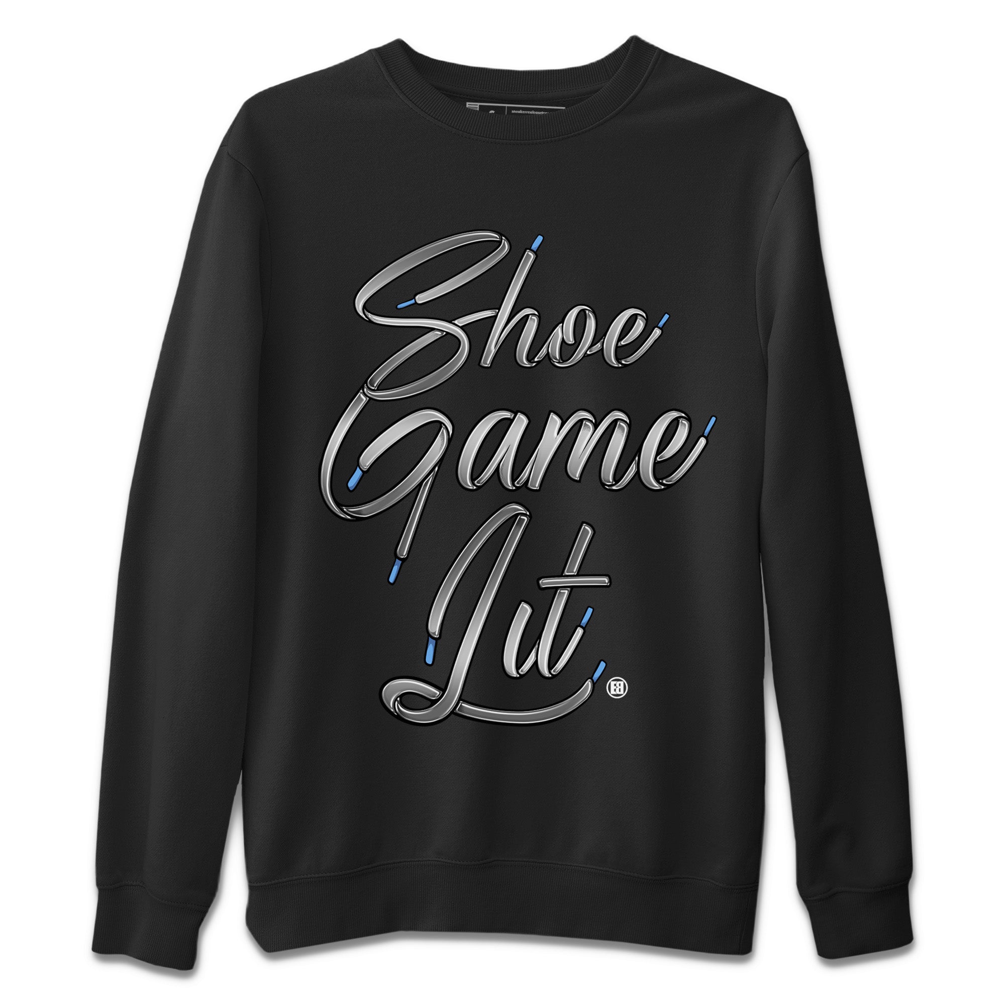 Shoe Game Lit Shoe Lace Unisex Sweater – Air Jordan 11 White Cement, Sneakers Matching Sweater