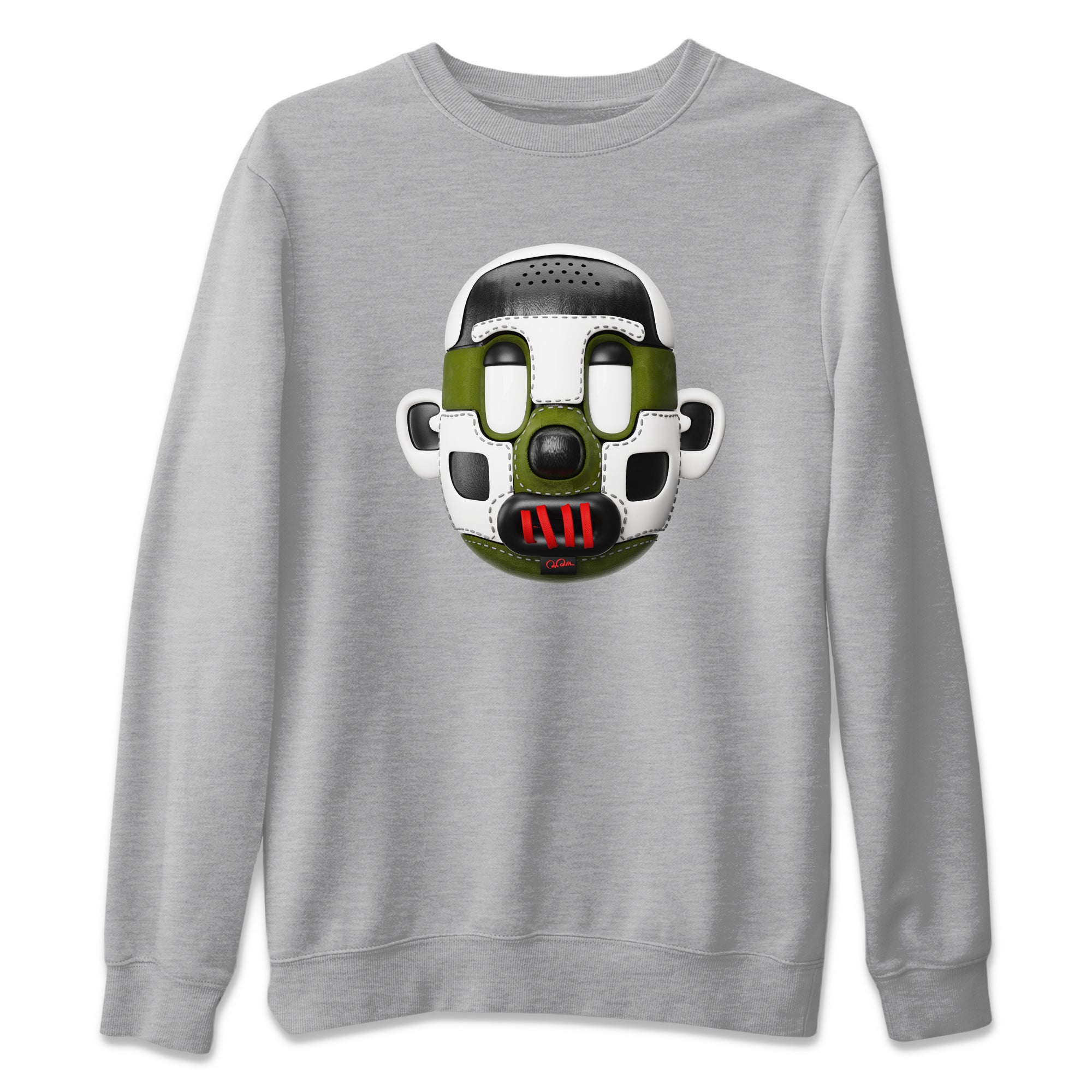 Shoe Head Unisex Sweater – Air Jordan 1 Travis Scott Olive, Sneakers Matching Sweater