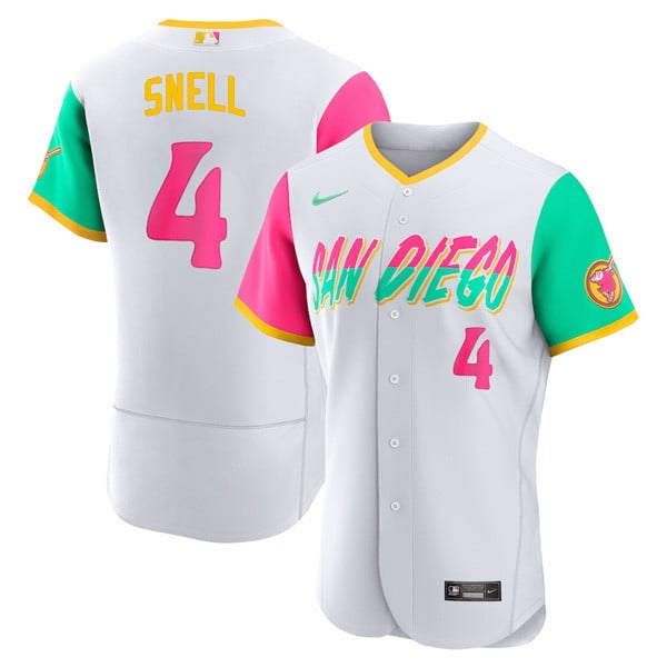 Men Blake Snell San Diego Padres Flex Base "Vibrant" City Connect Jersey 2022 - All Stitched