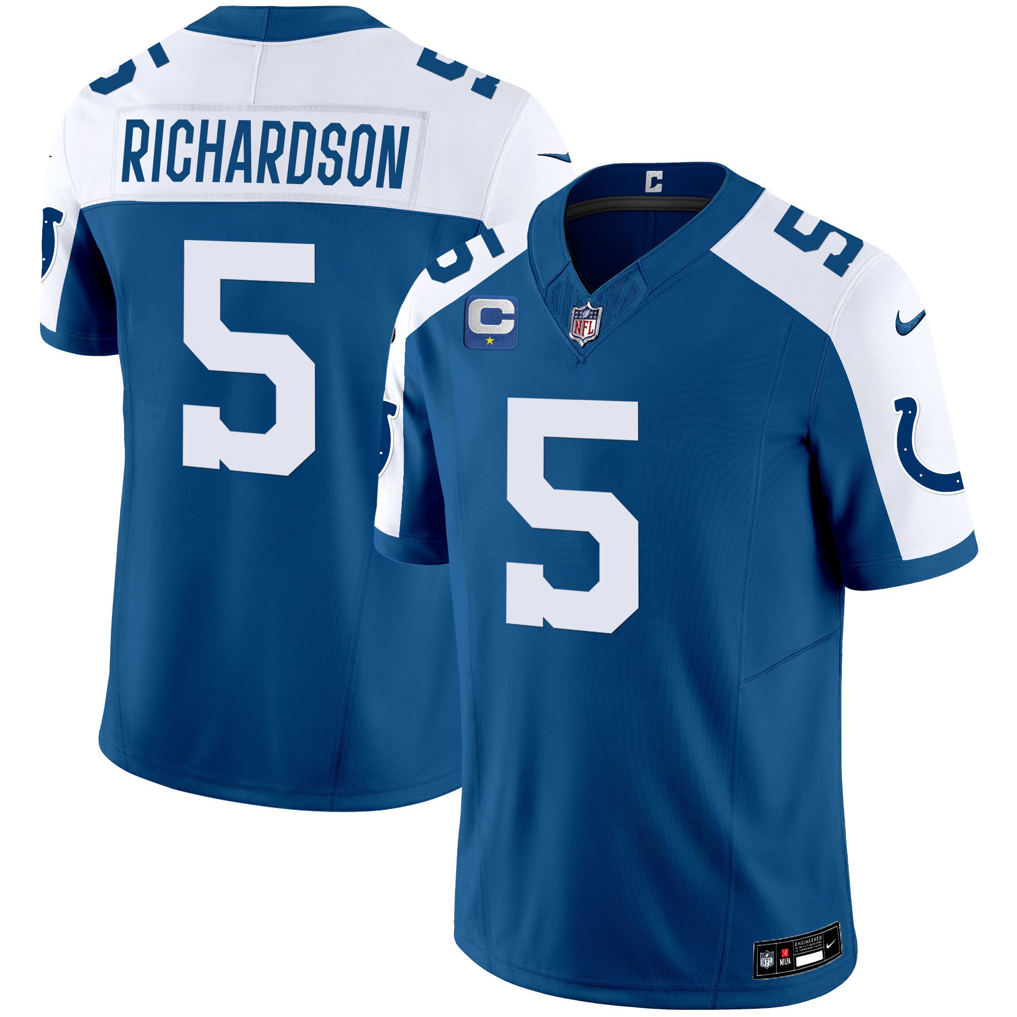 Men's Anthony Richardson Indianapolis Colts Vapor Limited Royal Alternate Jersey - All Stitched