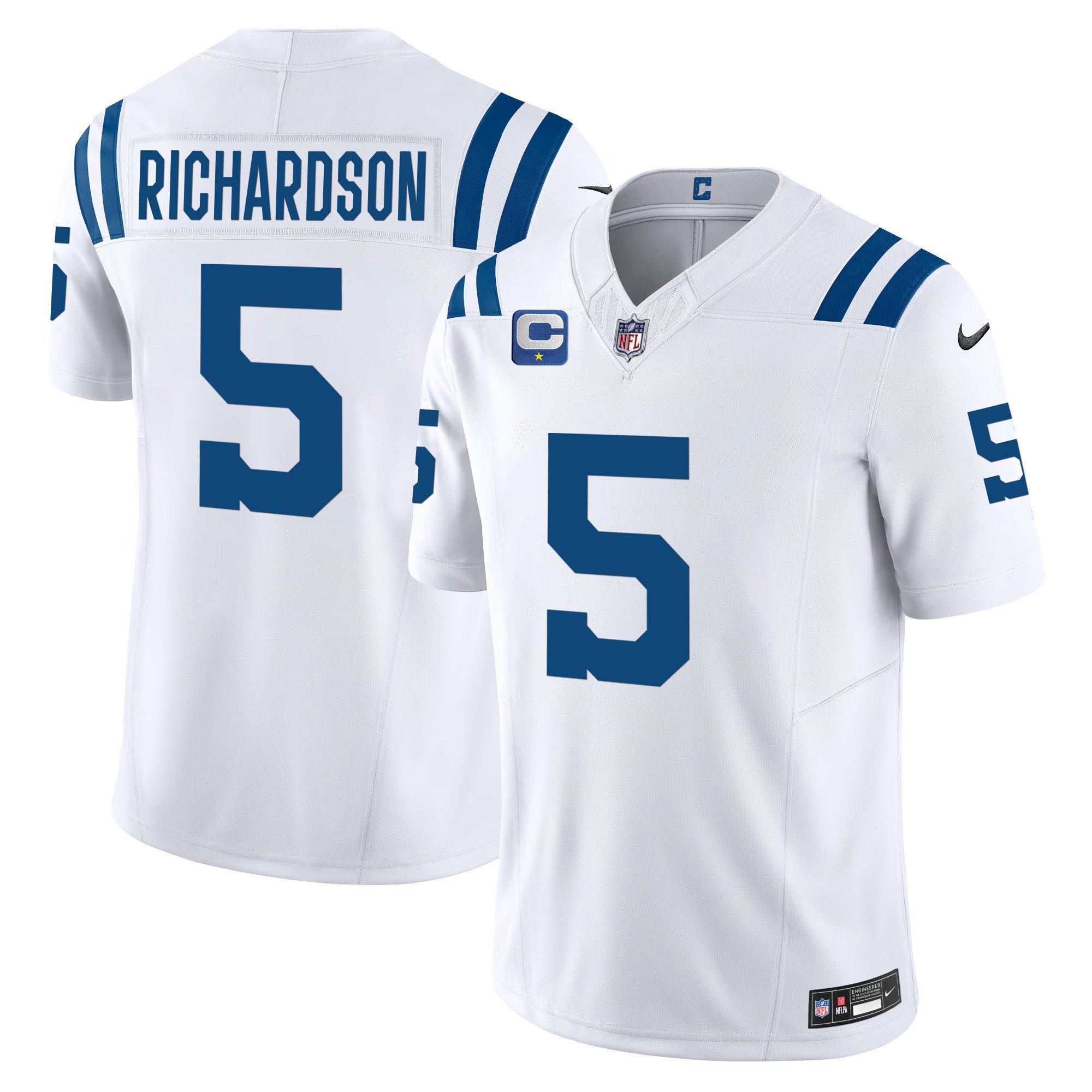 Men's Anthony Richardson Indianapolis Colts Vapor Limited White Jersey - All Stitched