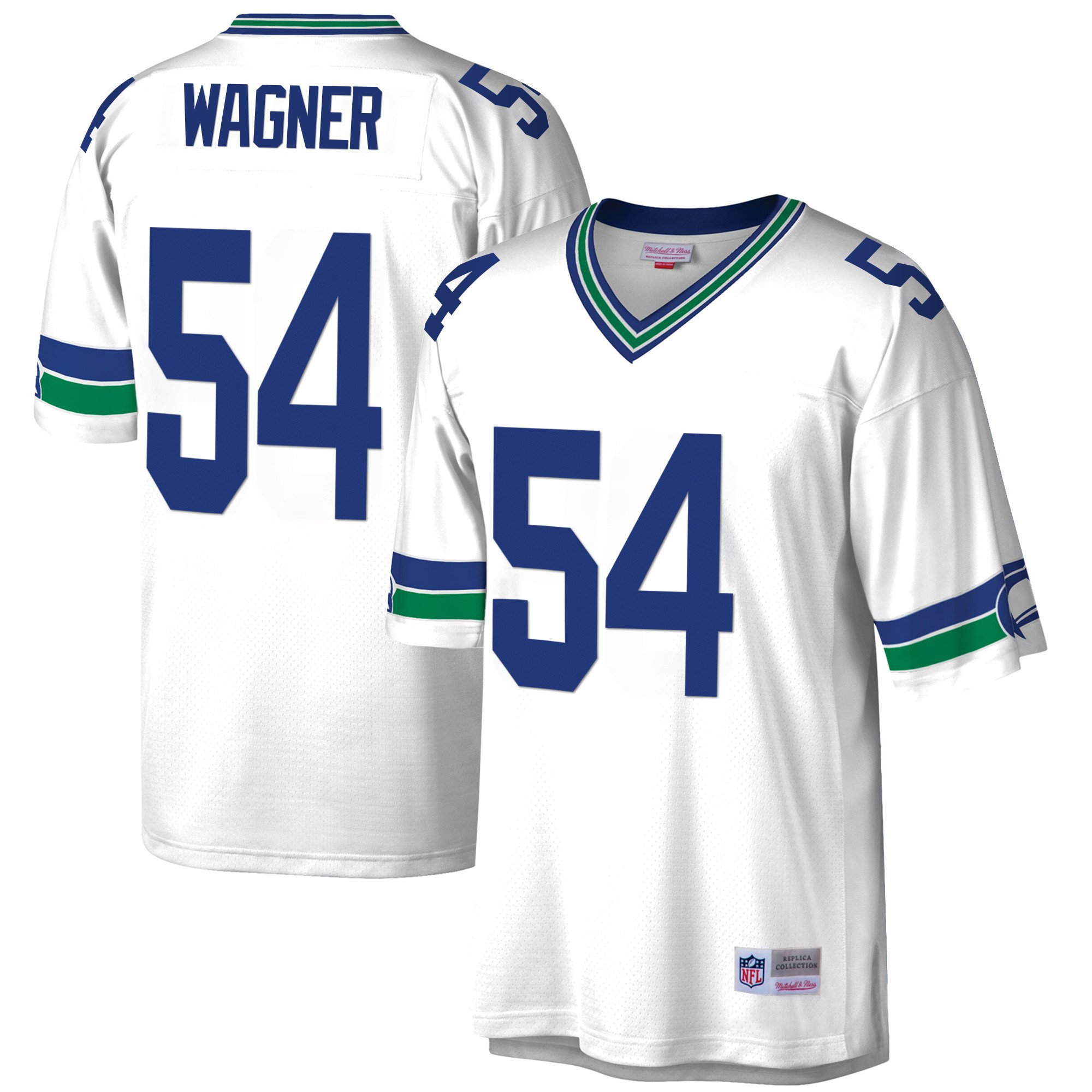 Men's Bobby Wagner Seattle Seahawks Big & Tall 1985 Retired White Jersey V2 - All Stitched
