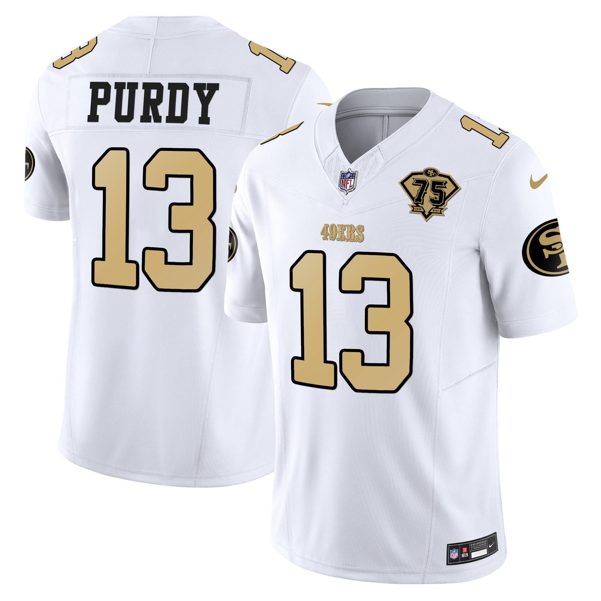 Men's Brock Purdy San Francisco 49ers Special Vapor Limited White Jersey - All Stitched