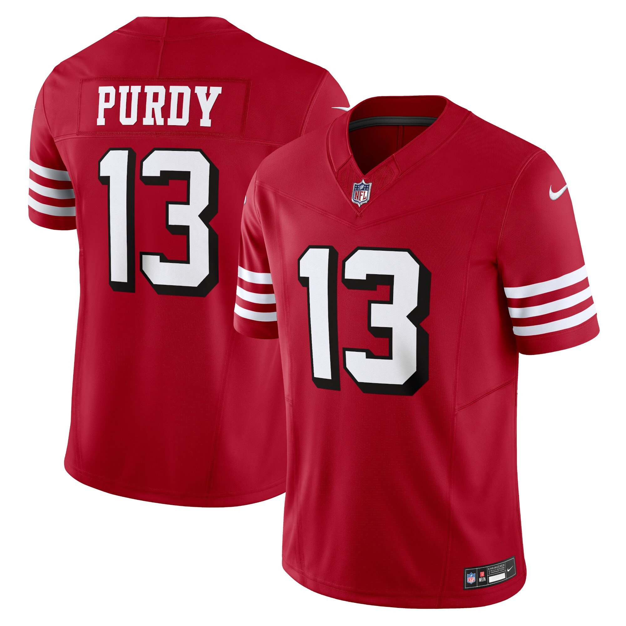 Men's Brock Purdy San Francisco 49ers Vapor F.U.S.E. Limited Scarlet Jersey - Scarlet - All Stitched