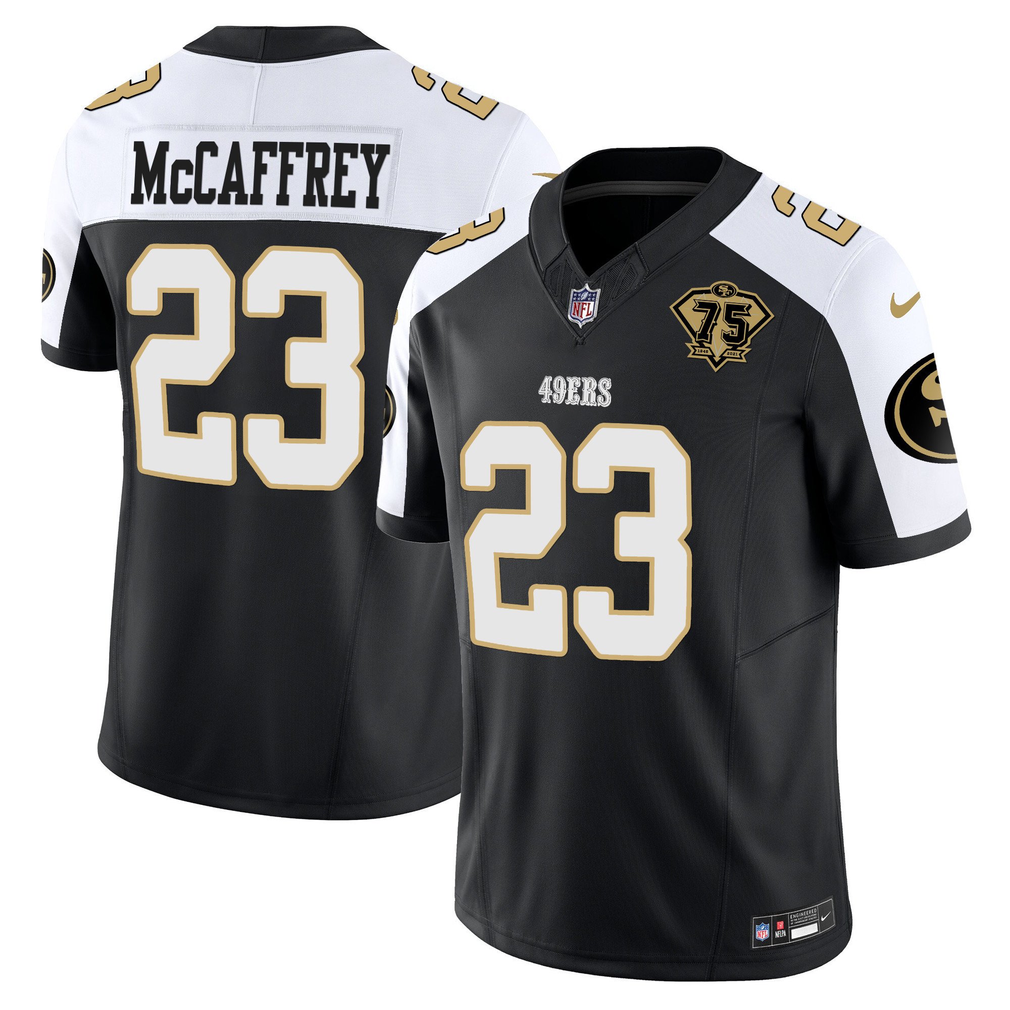 Men's Christian McCaffrey San Francisco 49ers Special Vapor Limited Alternate Jersey - All Stitched
