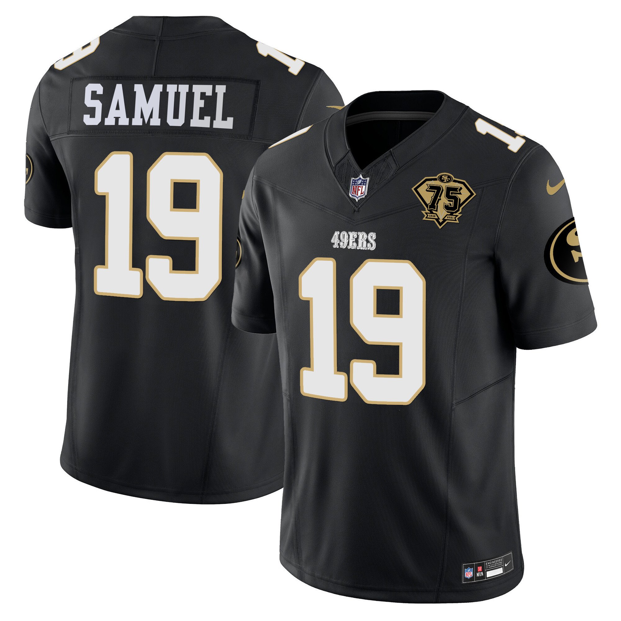 Men's Deebo Samuel San Francisco 49ers Special Vapor Limited Black Jersey - All Stitched