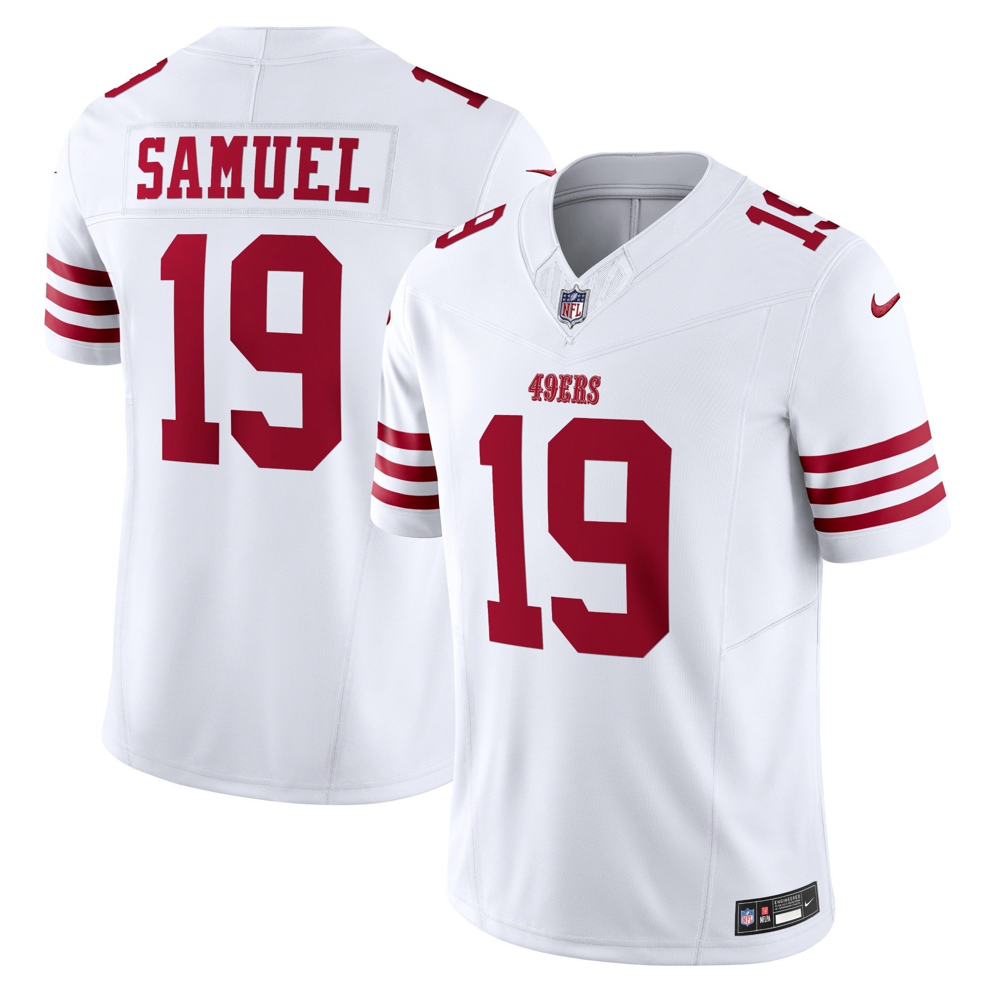 Men's Deebo Samuel San Francisco 49ers Vapor F.U.S.E. Limited White Jersey - All Stitched