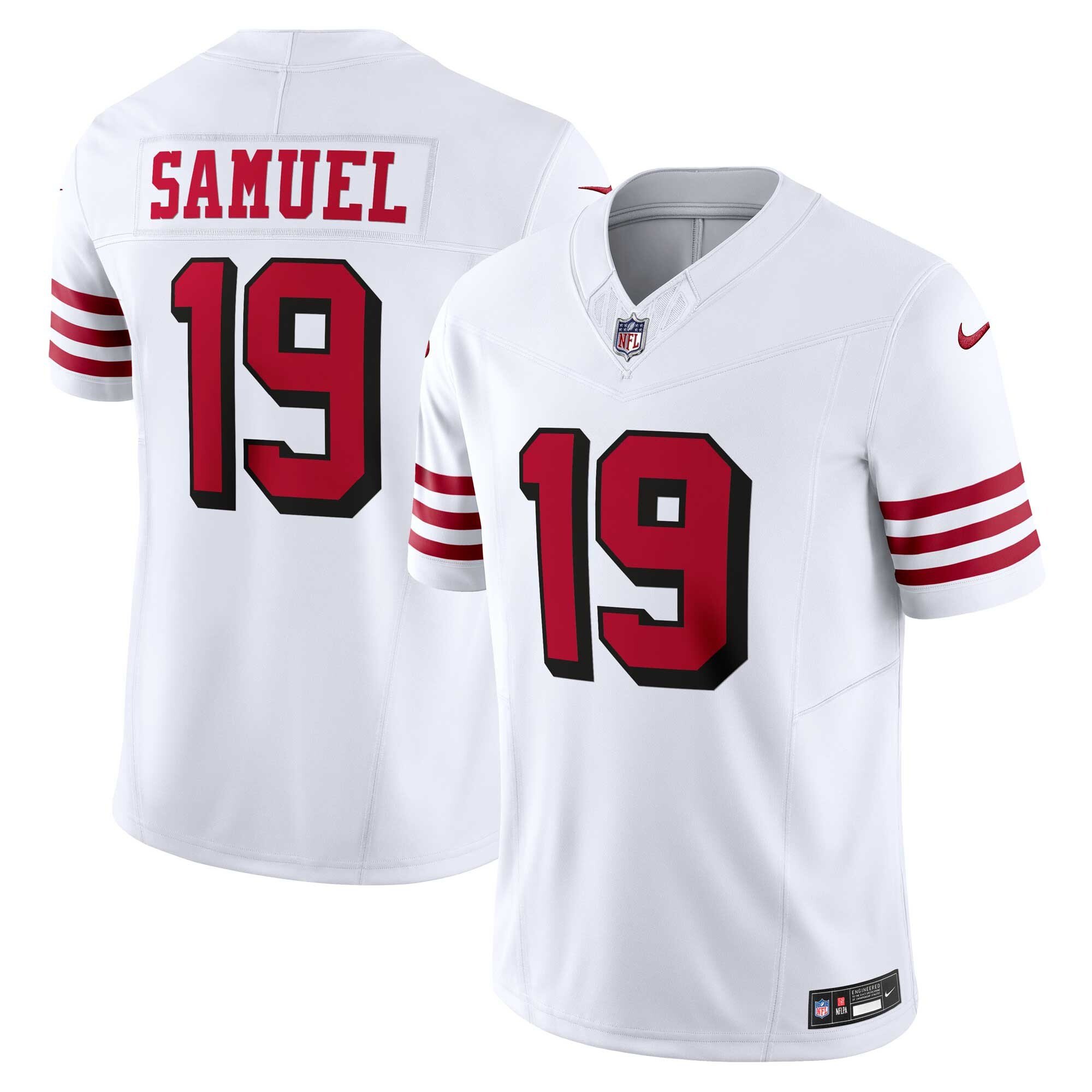Men's Deebo Samuel San Francisco 49ers Vapor F.U.S.E. Limited White Limited Jersey - All Stitched