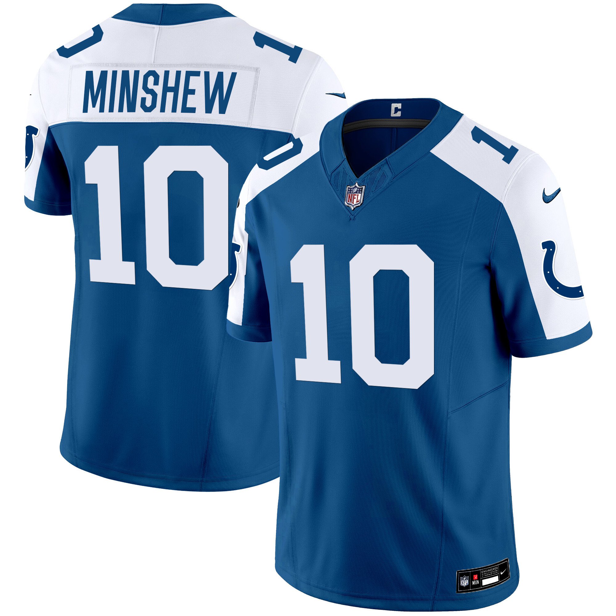 Men's Gardner Minshew Indianapolis Colts Vapor Limited Royal Alternate Jersey - All Stitched