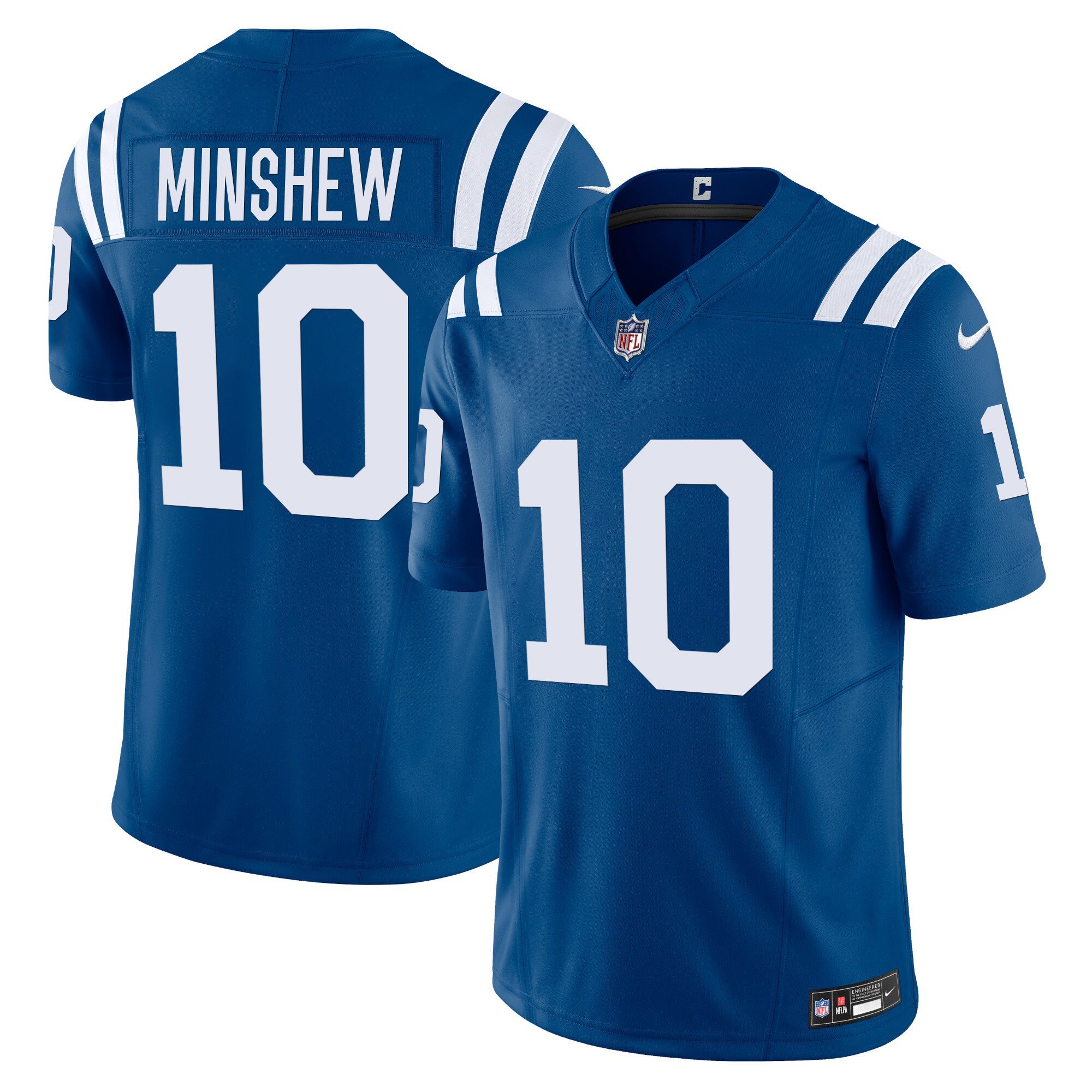 Men's Gardner Minshew Indianapolis Colts Vapor Limited Royal Jersey - All Stitched