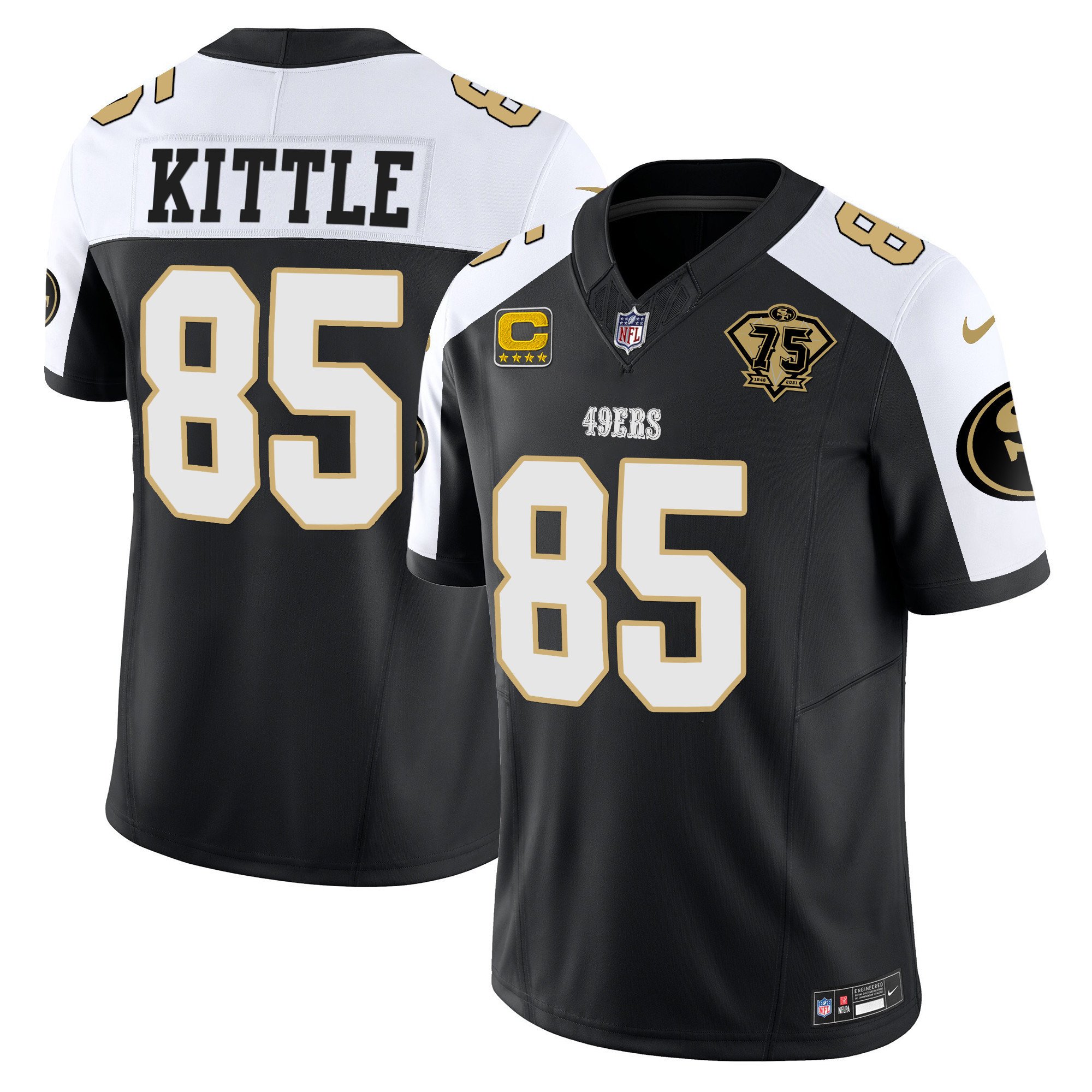 Men's George Kittle San Francisco 49ers Special Vapor Limited Alternate Jersey - All Stitched