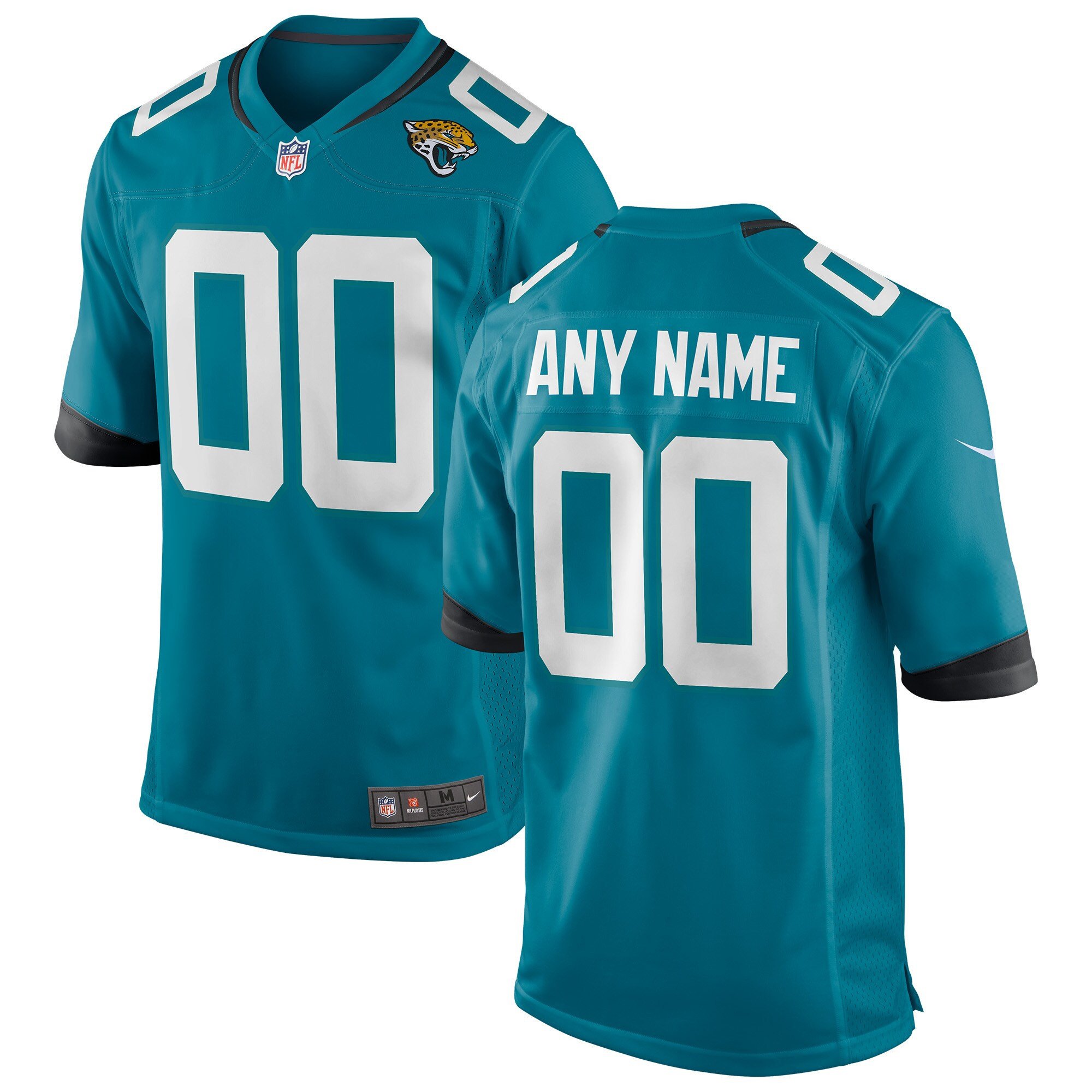 Men's Jacksonville Jaguars Custom Blue Jersey Collection - All Stitched